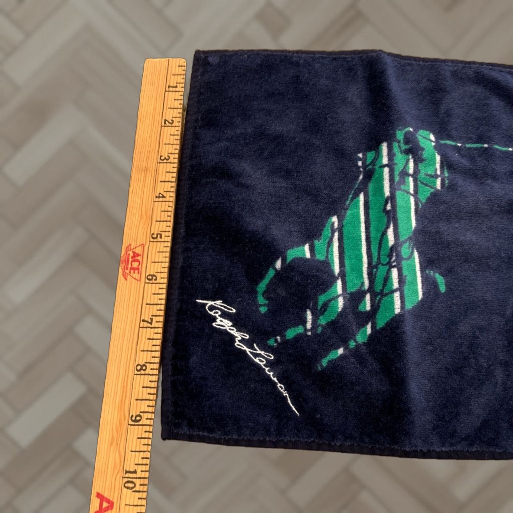 Ralph Lauren Ralph Lauren Towel Handkerchief Blue Big Pony Handkerchief multi-color Navy Polo Pony Brand Shirt? Size ONE SIZE - 1 Thumbnail