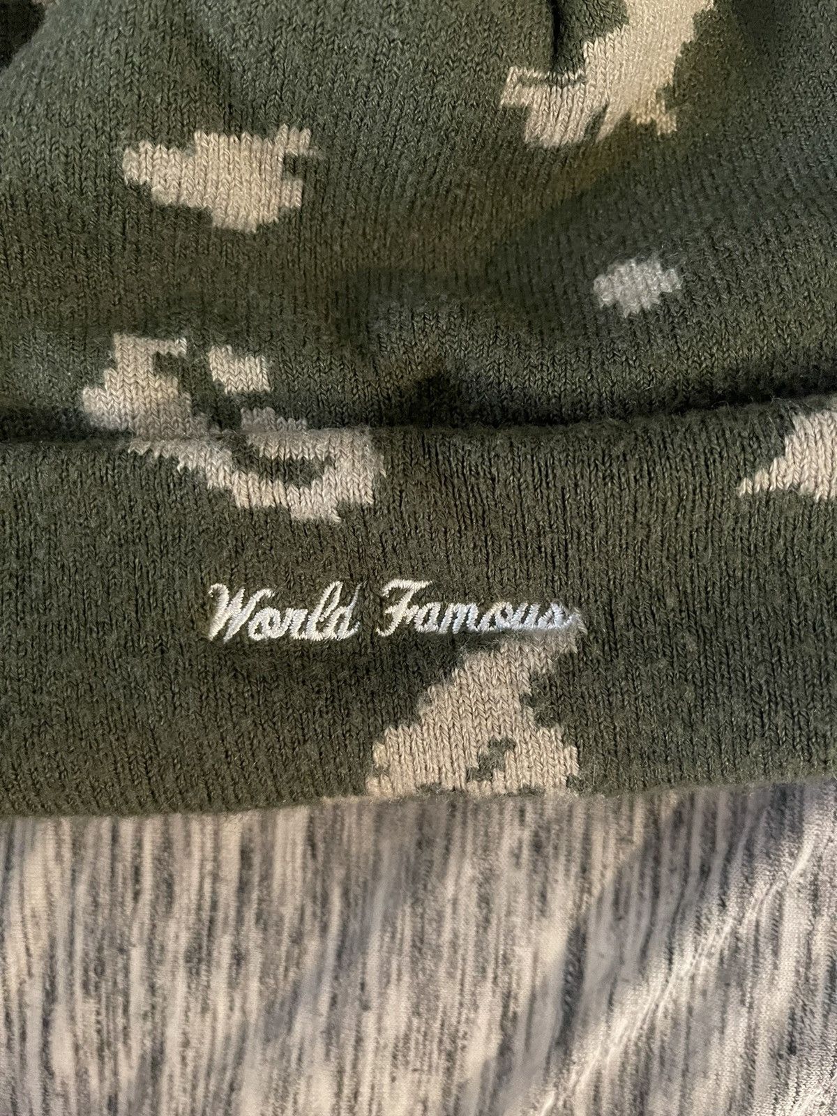 New Era × Supreme Supreme x New Era Camo Box Logo Beanie Size ONE SIZE - 3 Thumbnail