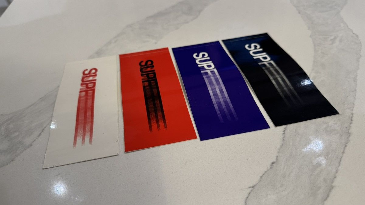 Supreme Supreme motion logo sticker lot motion logo collection Size ONE SIZE - 6 Thumbnail