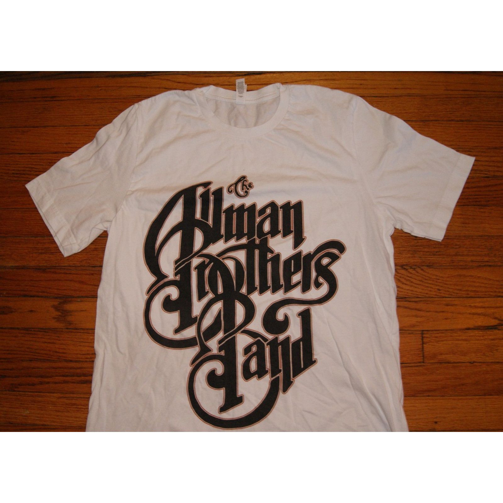 Canvas The Allman Brothers Band Cotton L TShirt Name Script Logo Size US L / EU 52-54 / 3 - 1 Thumbnail