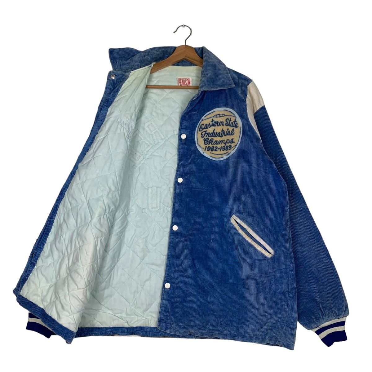 Vintage 80's PEARSON Eastern State Corduroy Coach Jacket #0471-C22 Size US XL / EU 56 / 4 - 9 Thumbnail