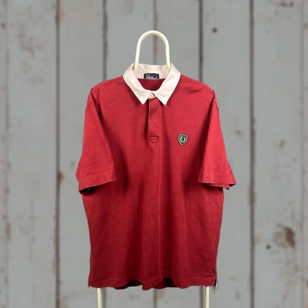 Fred Perry Fred Perry Polo Shirt Mens Golf 2XL Red Collared Short Sleeve Shirt Size US XXL / EU 58 / 5 - 1 Thumbnail