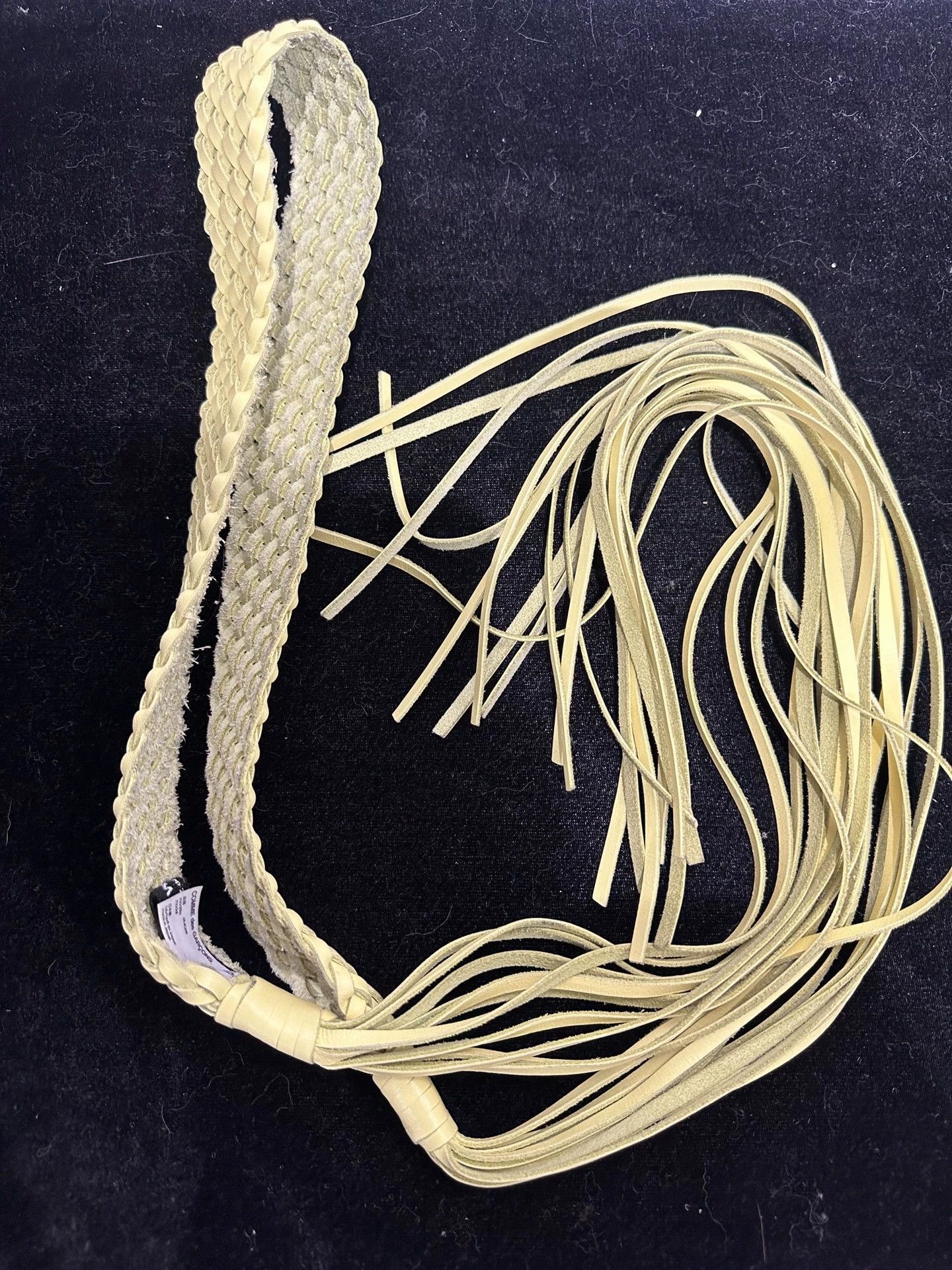 Junya Watanabe Junya Watanabe CDG Woven Cowhide Tassel Whip Size ONE SIZE - 2 Thumbnail
