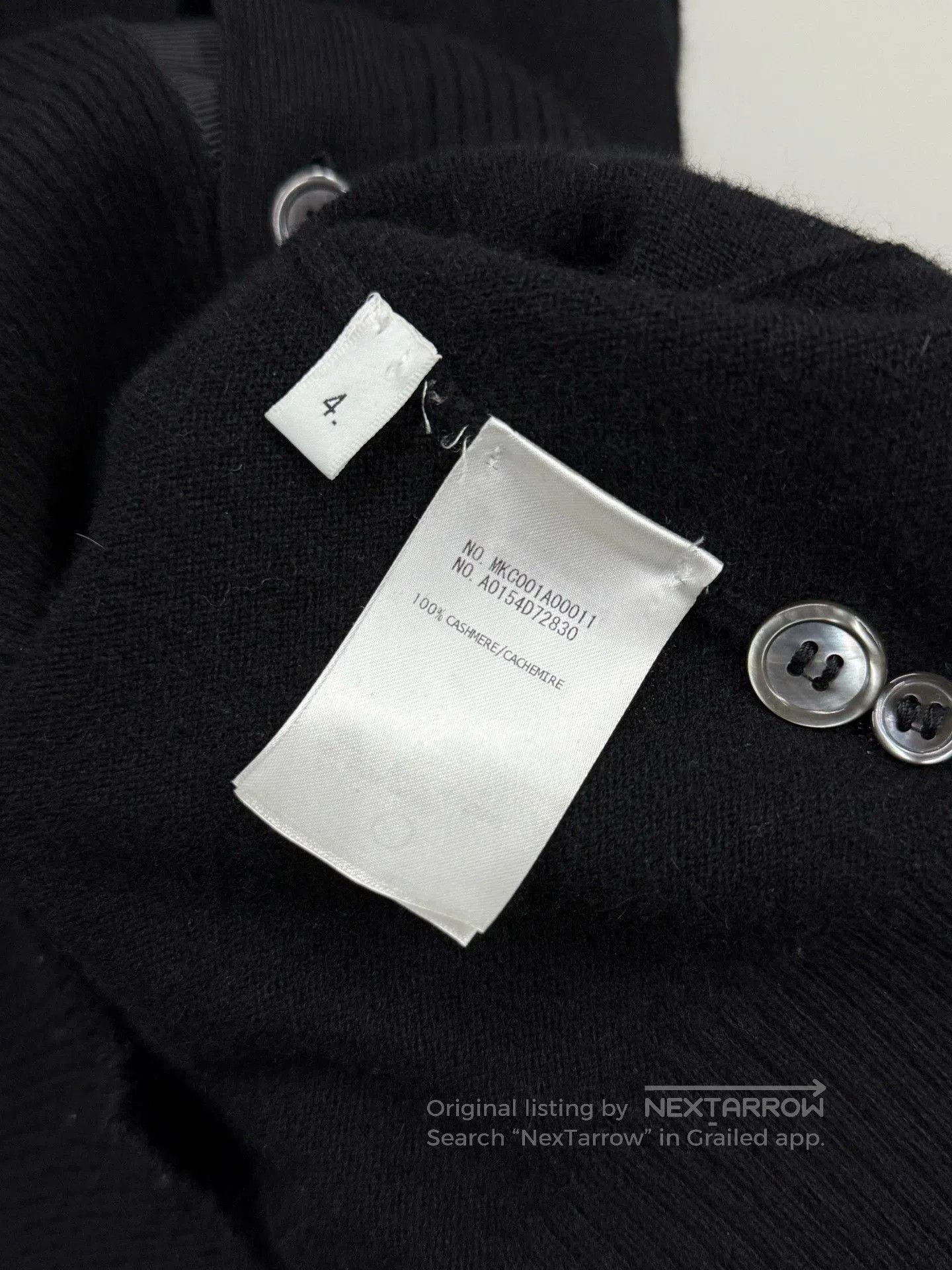 Thom Browne Thom Browne 4-Stripe Wool Cardigan. Size US S / EU 44-46 / 1 - 6 Thumbnail