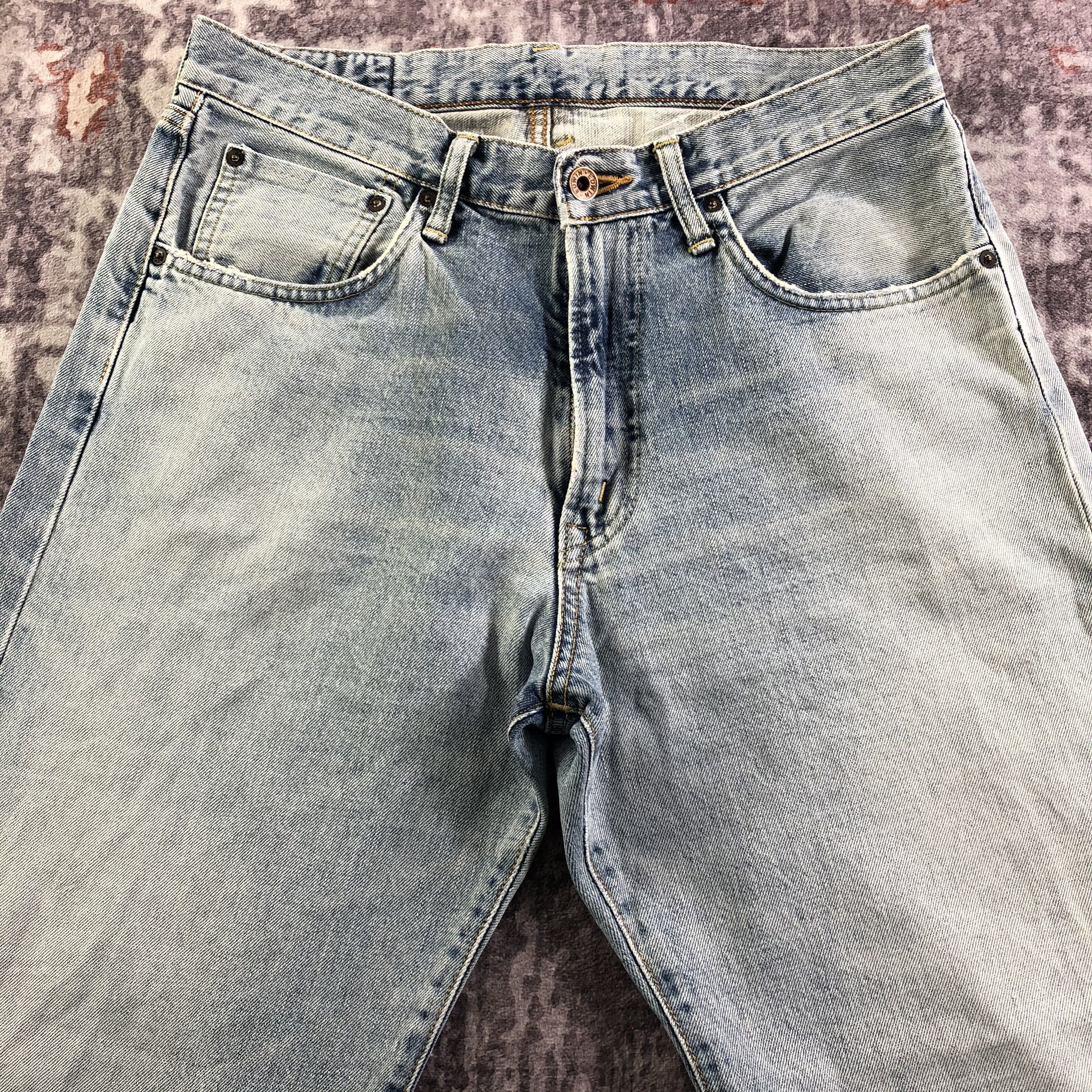 Edwin Vintage Light Wash Edwin 505 Selvedge Jeans-JM3634 Size US 33 - 3 Thumbnail
