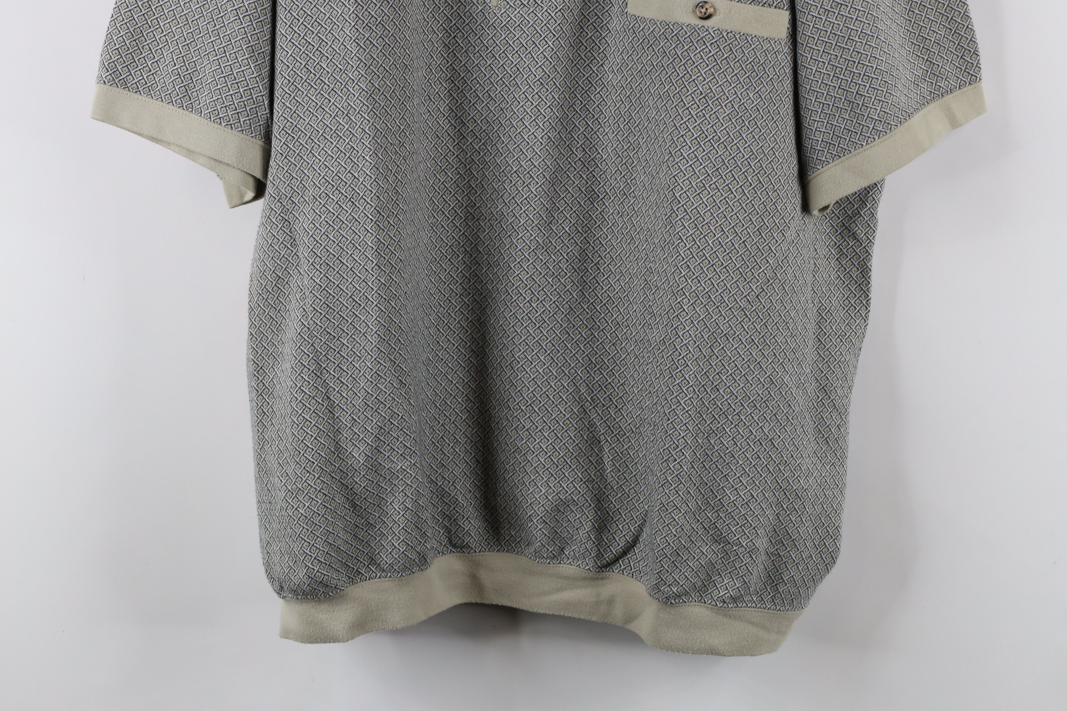 Vintage Vintage 90s Streetwear Diamond Collared Pullover Polo Shirt Size US XXL / EU 58 / 5 - 3 Thumbnail