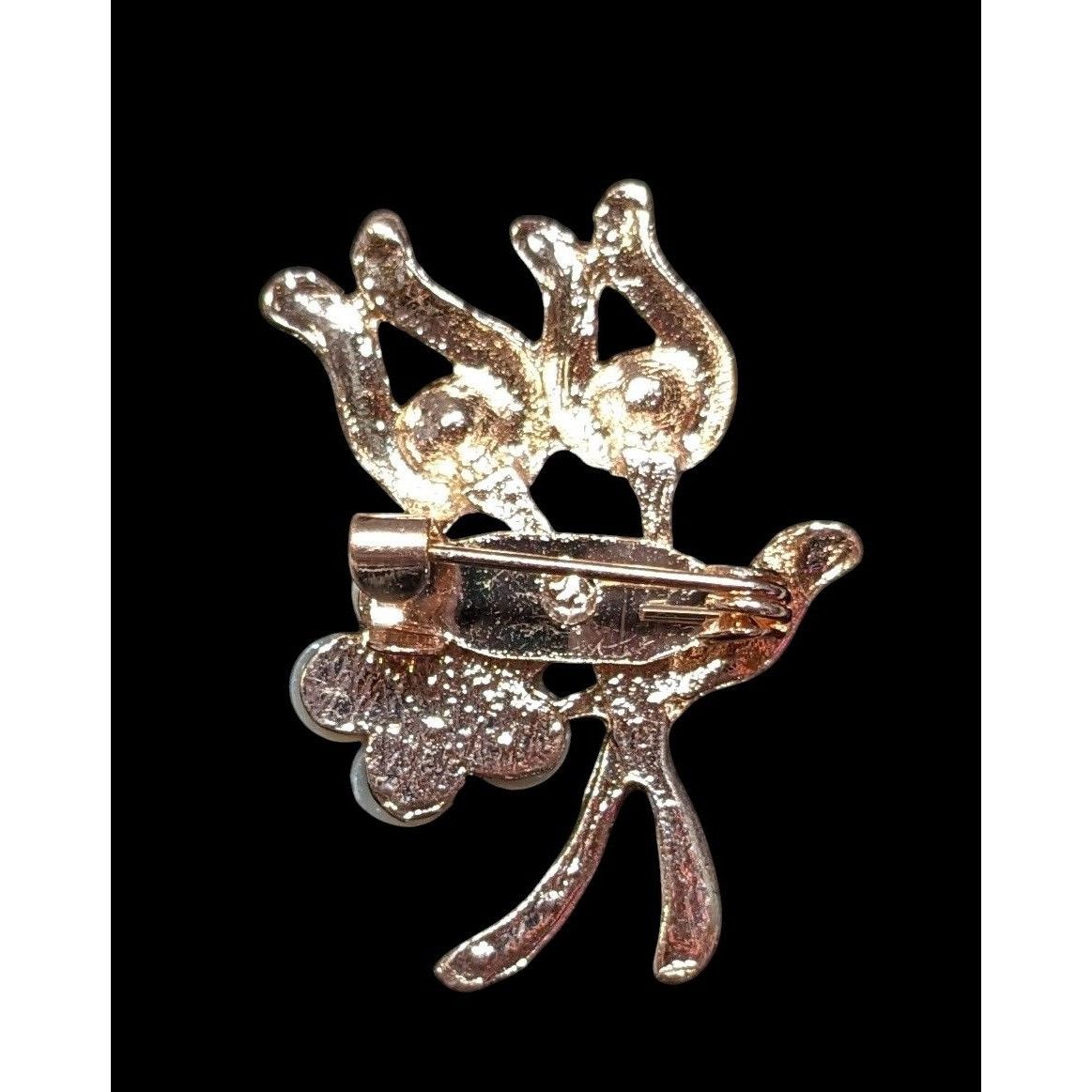 Other Bijoux by Meera Floral Rose Gold Tone Faux Pearl And Rhinest Size ONE SIZE - 2 Thumbnail