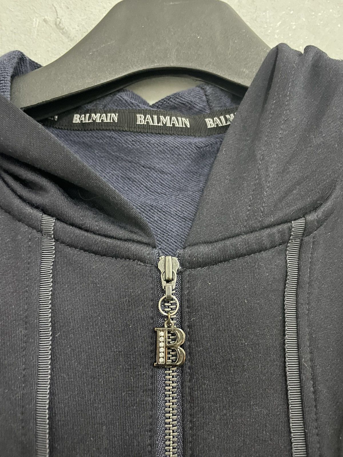 Balmain BALMAIN Paris Vest Hoodie Sweater Size US S / EU 44-46 / 1 - 3 Thumbnail