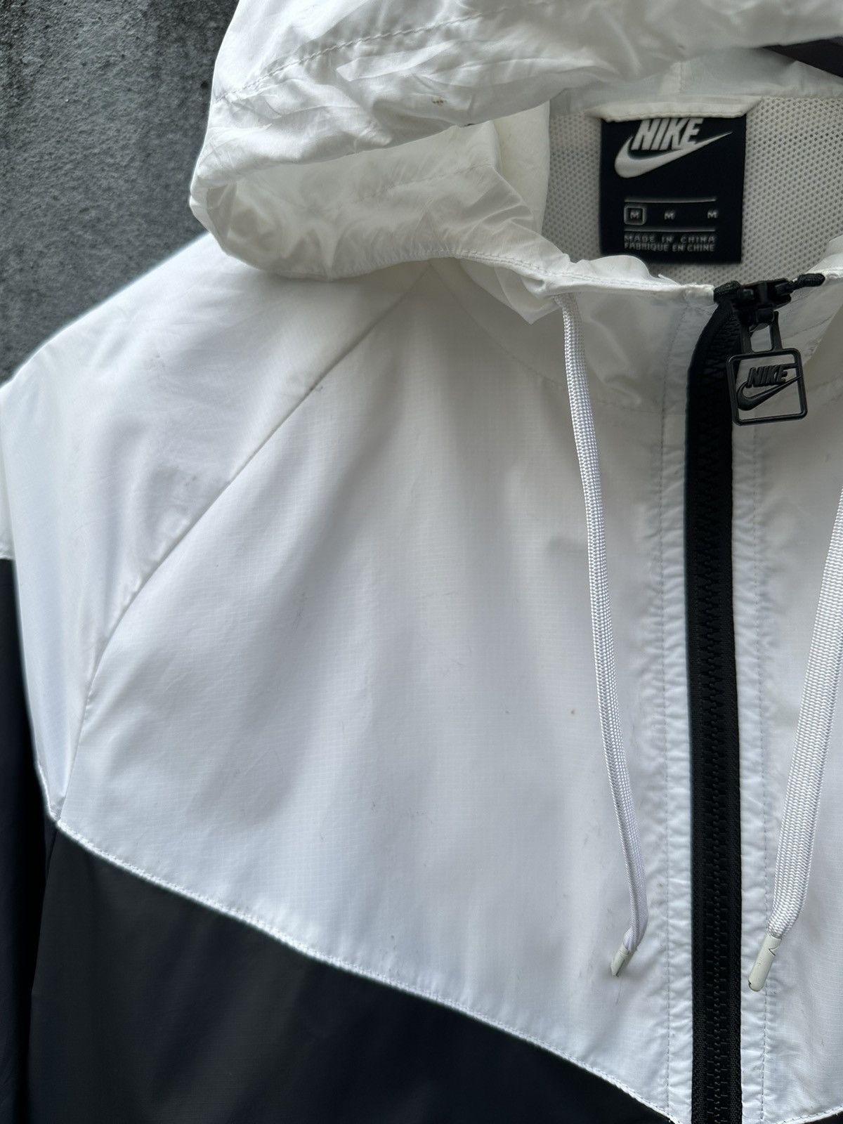 Nike 👹Nike Small Swoosh Hooded Bomber Jacket Size US S / EU 44-46 / 1 - 11 Thumbnail