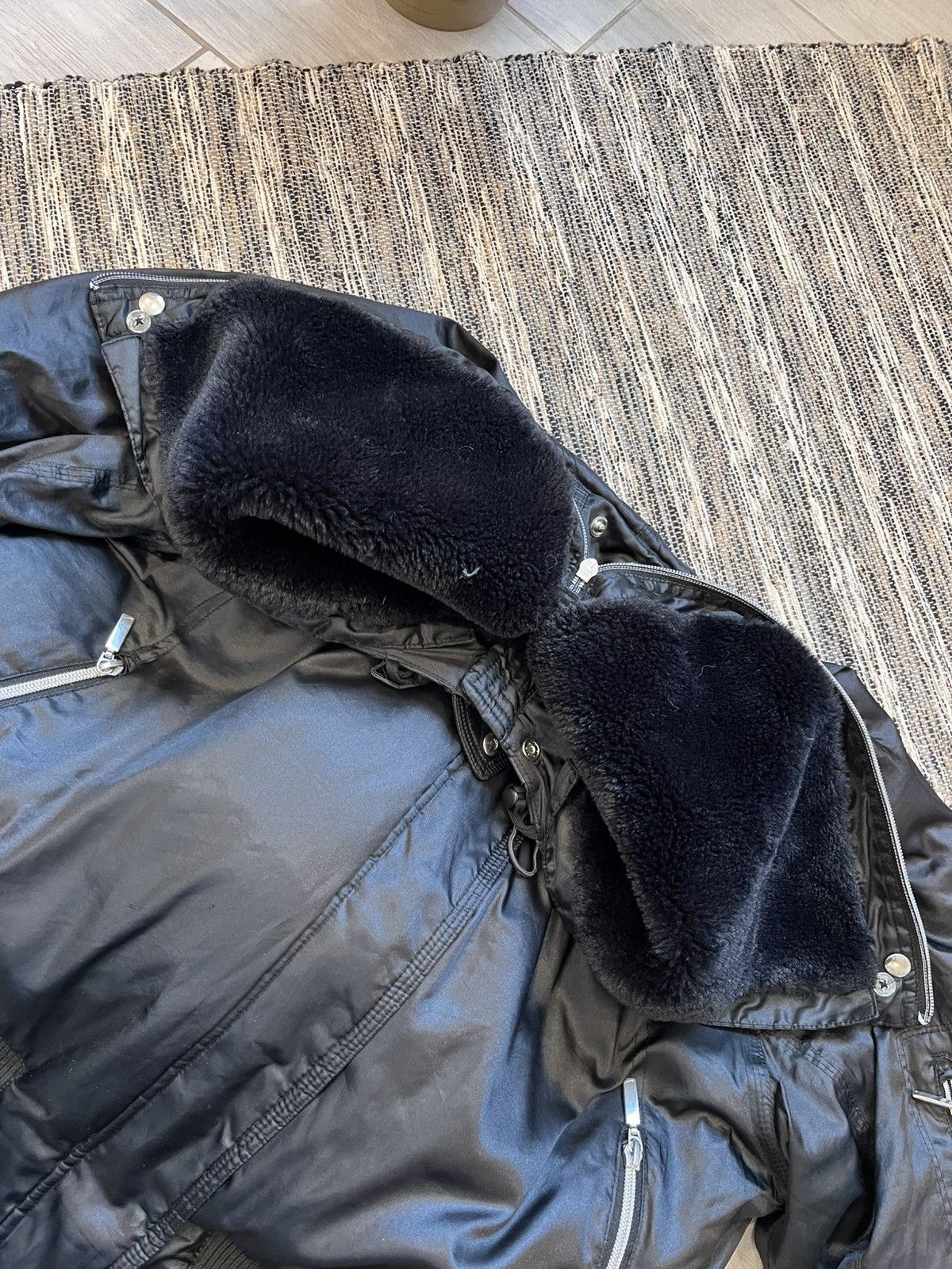 Nike × Vintage Rare Vintage Nike down jacket bomber black opium Alaska Size XL / US 12-14 / IT 48-50 - 12 Thumbnail