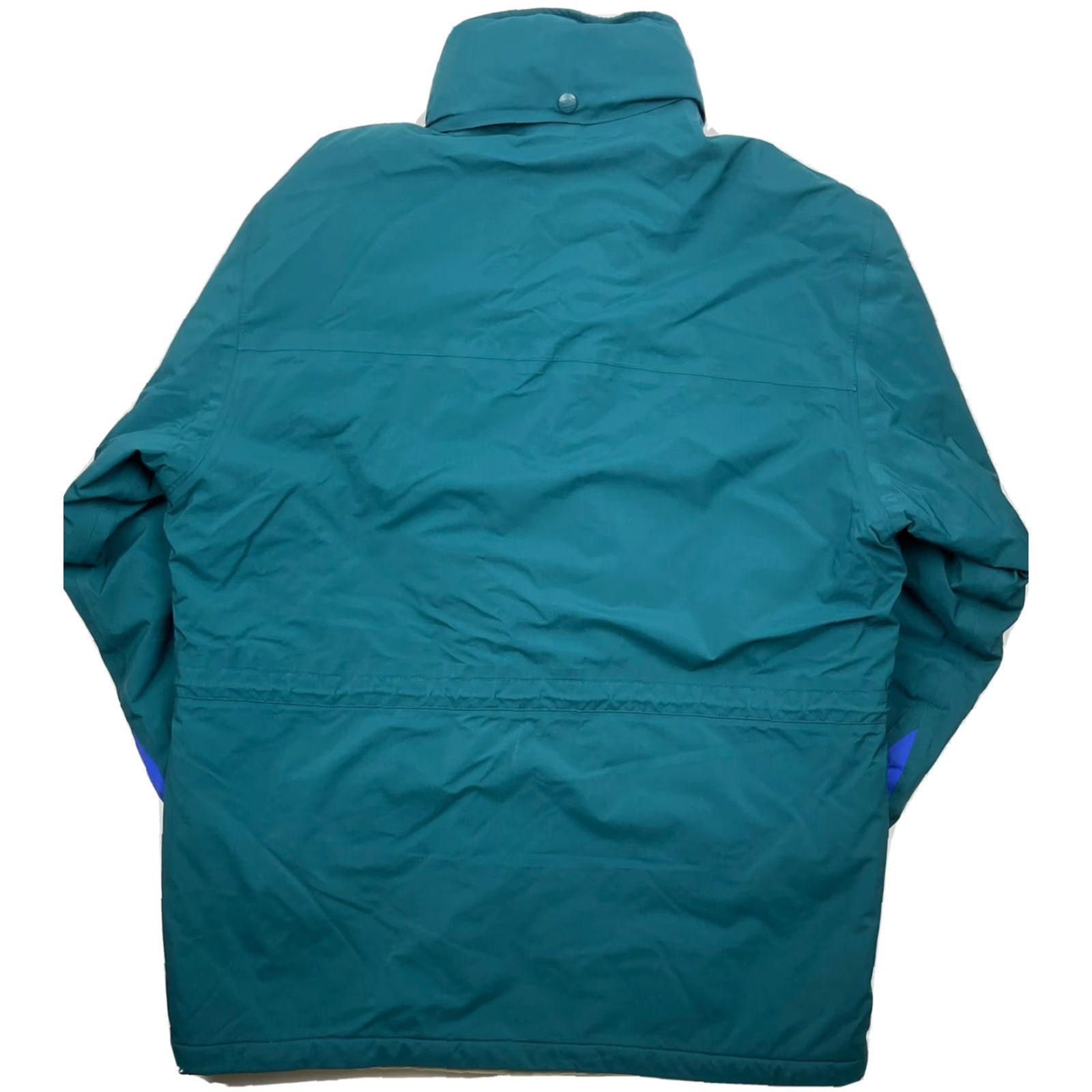 Vintage VTG L.L. Bean North Col GORE-TEX Quilted Insulated Parka Jacket Coat Men L Teal 90s Skiing Winter Fall Spring Zip Snap Nylon Packable Hood Mens Jacket Size US L / EU 52-54 / 3 - 6 Thumbnail