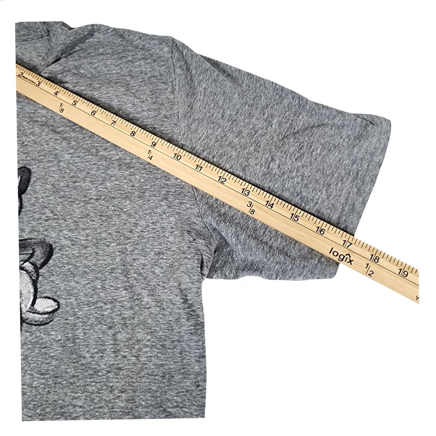 Disney Disney Mickey Mouse Sketch Graphic T-Shirt Mens 2XL Heather Gray Short Sleeve Size US XXL / EU 58 / 5 - 7 Thumbnail