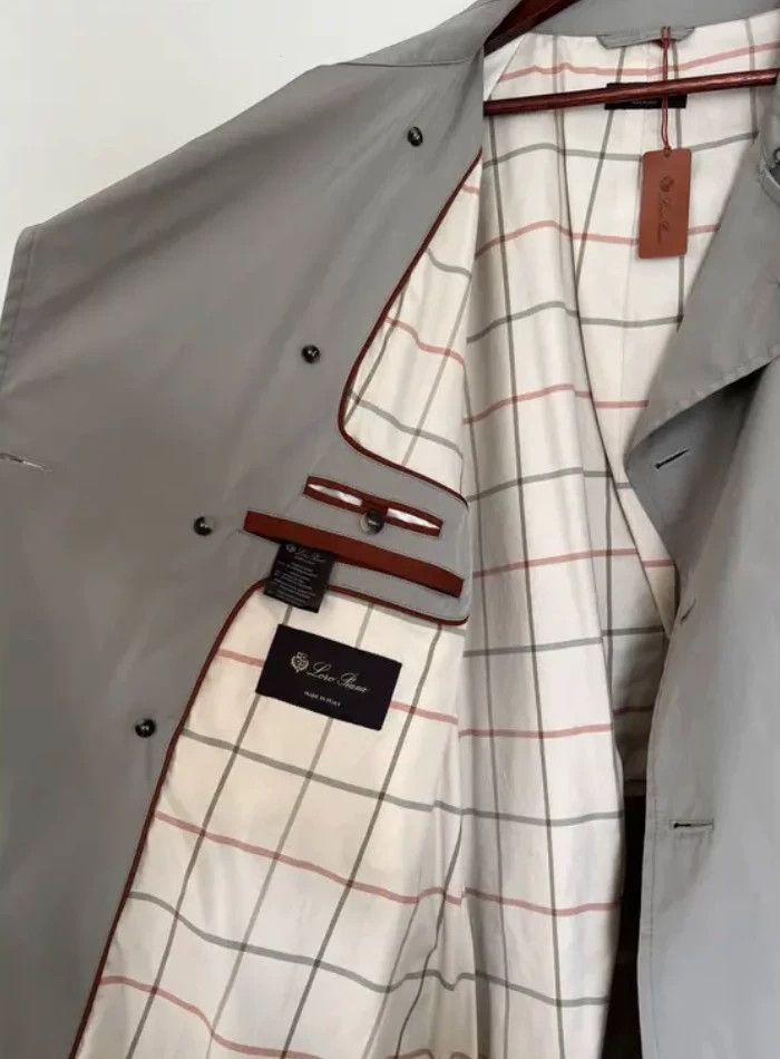 Loro Piana LORO PIANA Men's trench coat Size US XXL / EU 58 / 5 - 4 Thumbnail