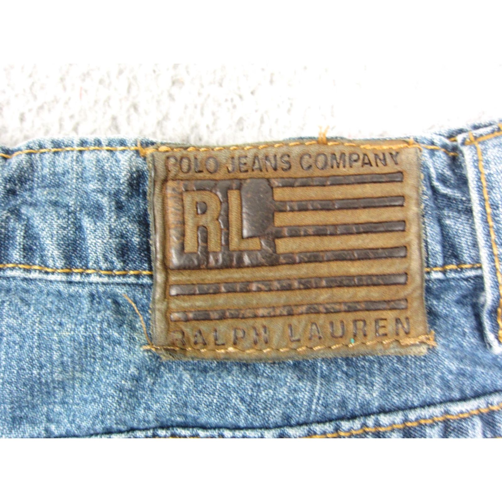 Ralph Lauren Vintage Ralph Lauren Polo Jeans Skirt Womens Sz 4 Blue A-Line Denim Back Slit Size 27" / US 4 / IT 40 - 3 Thumbnail