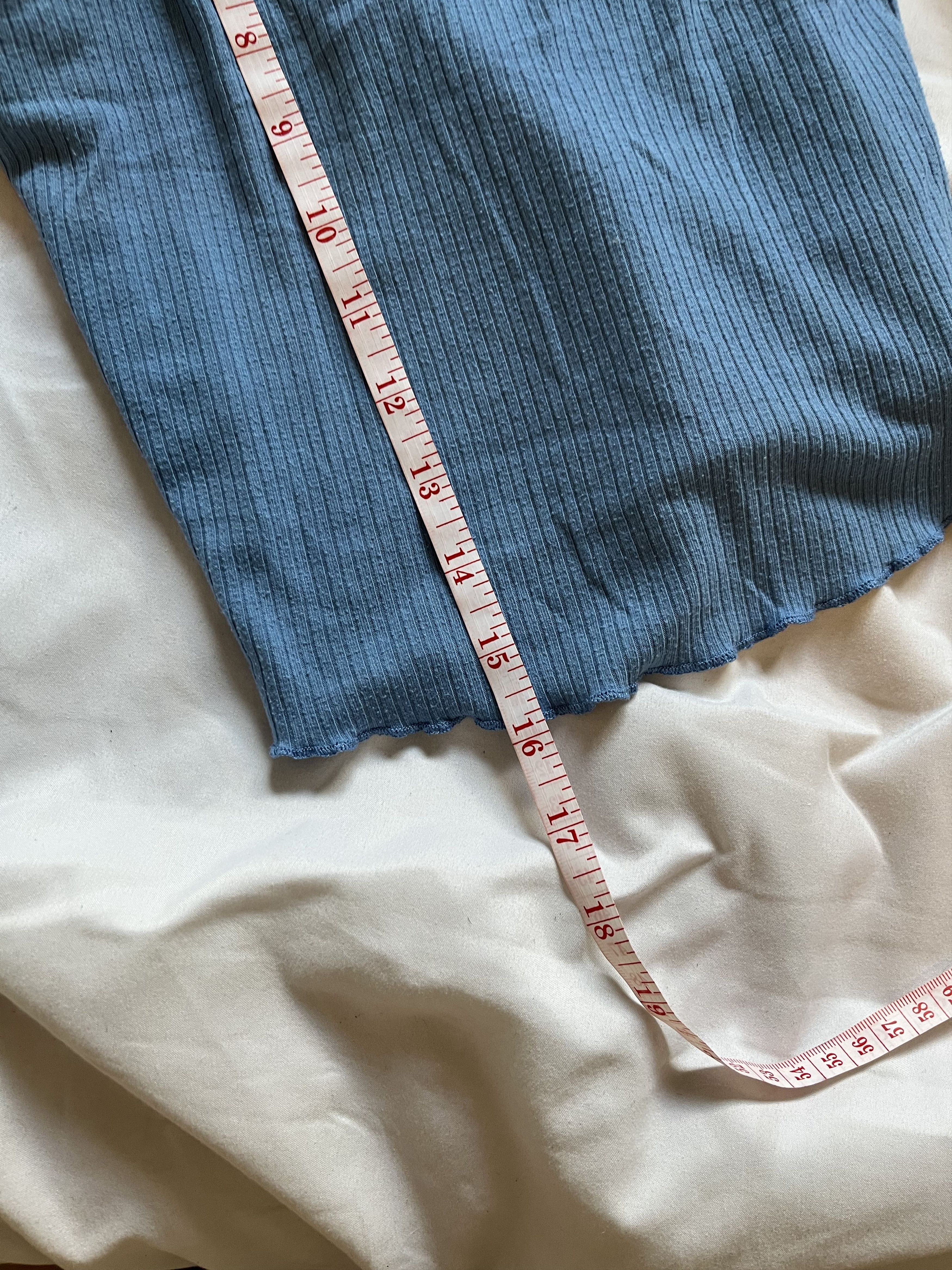 Tillys Destined Light Blue Cropped Tank Top Size XS / US 0-2 / IT 36-38 - 4 Thumbnail
