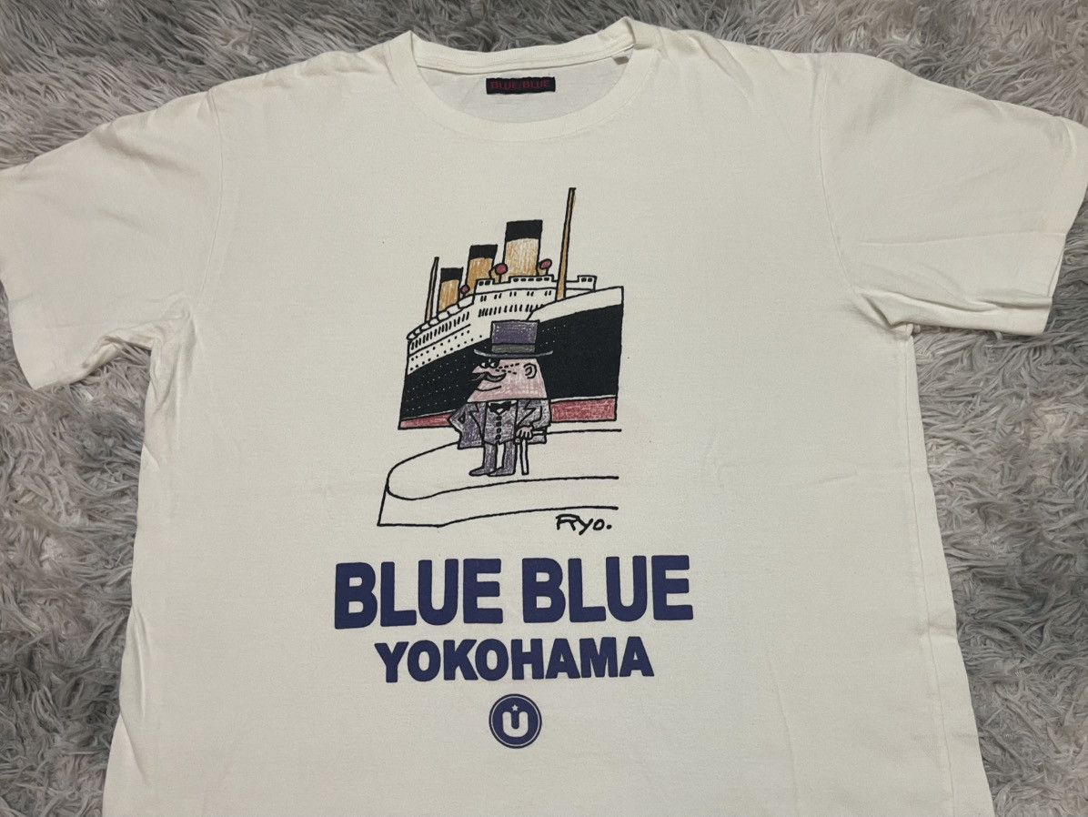 Blue Blue Japan RARE VINTAGE BLUE BLUE JAPAN LIMITED EDITION TSHIRT Size US M / EU 48-50 / 2 - 4 Thumbnail