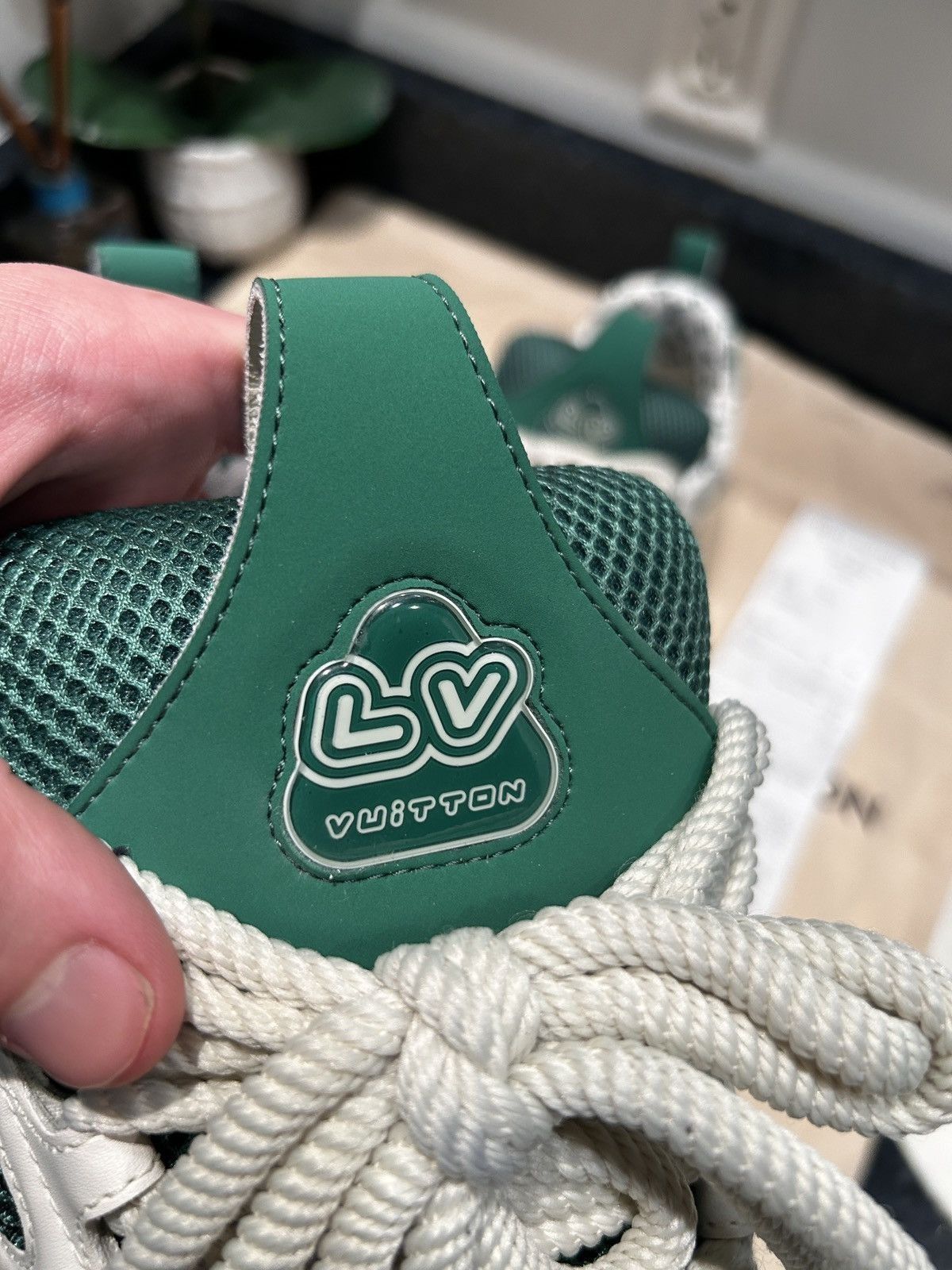 Louis Vuitton Louis Vuitton Skate Trainer ‘Green Size US 11 / EU 44 - 6 Thumbnail