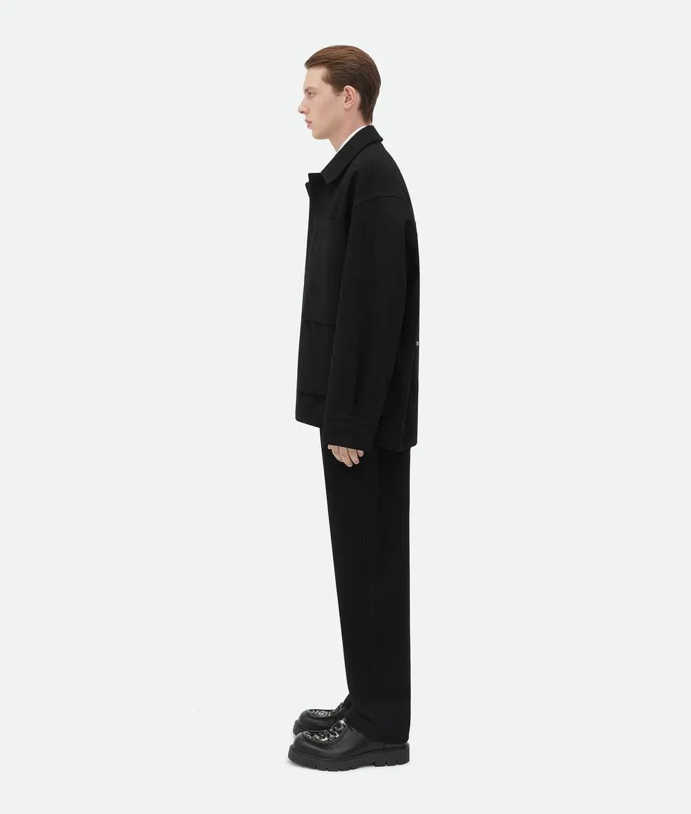 Bottega Veneta o1bcso1str0226 Bonded Cotton Wool Blouson Jacket Black/Navy Size US S / EU 44-46 / 1 - 2 Thumbnail