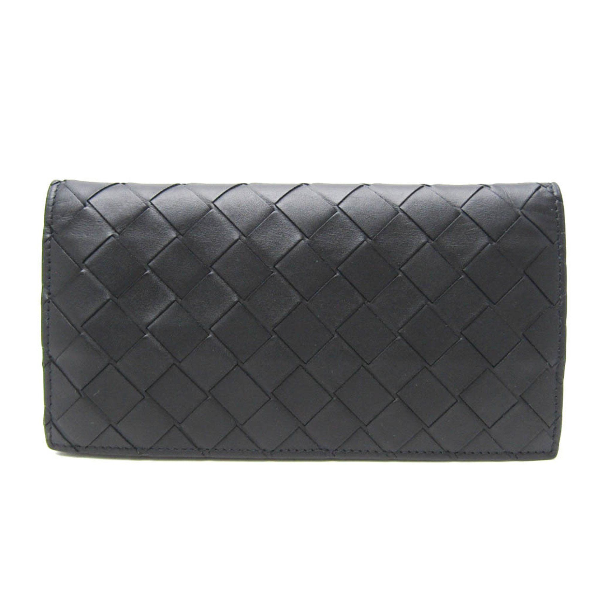 Bottega Veneta Intrecciato Black Leather Wallet (Pre-Owned) Size ONE SIZE - 1 Thumbnail