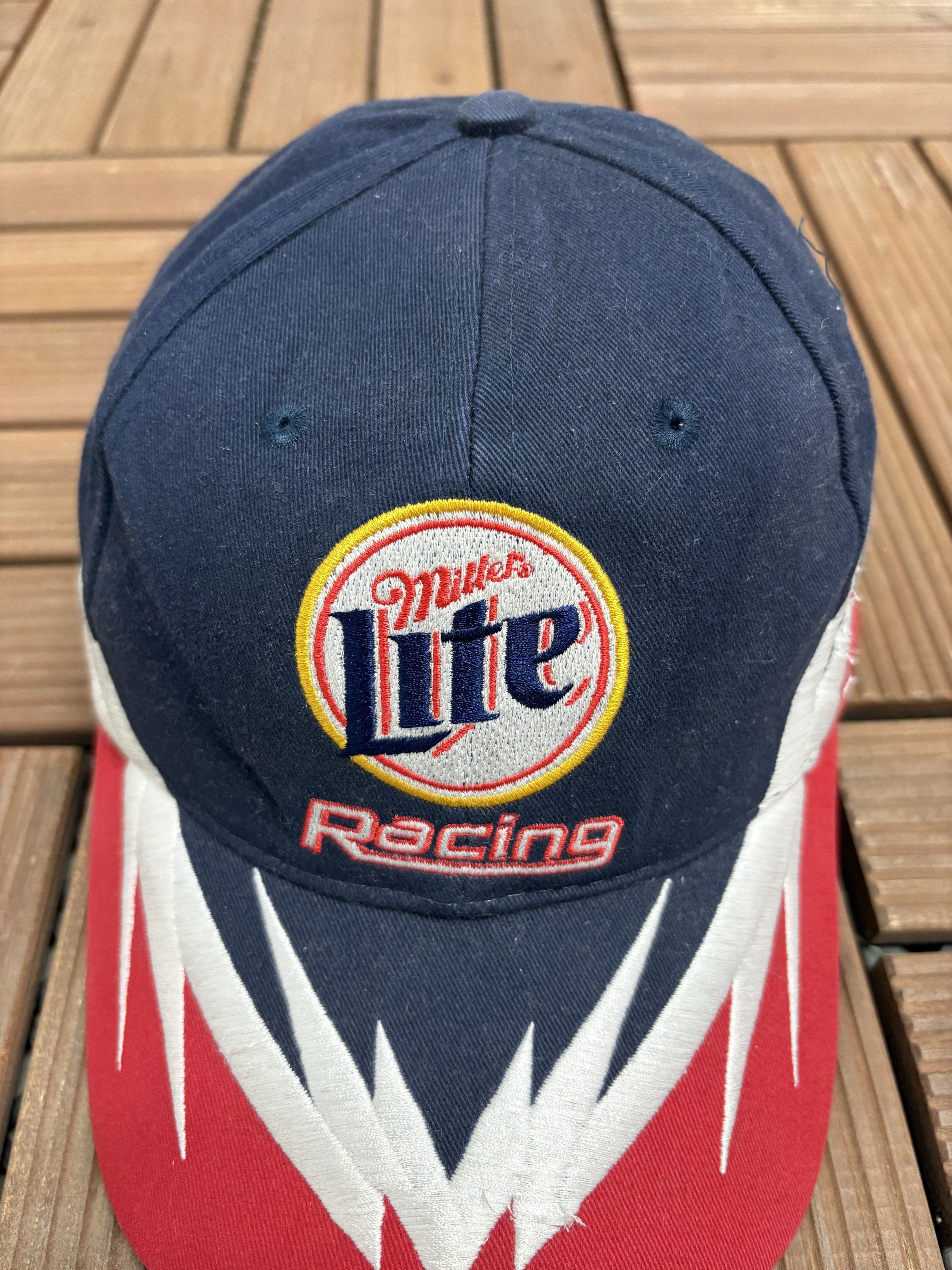 Vintage Miller Lite Racing Rusty Wallace NASCAR Vintage Hat Size ONE SIZE - 3 Thumbnail