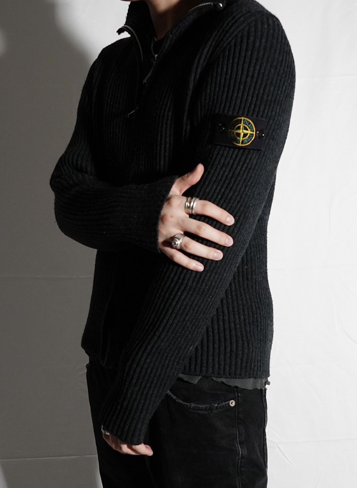 Stone Island Stone Island Vintage Knit Zip Sweater Size US M / EU 48-50 / 2 - 9 Thumbnail