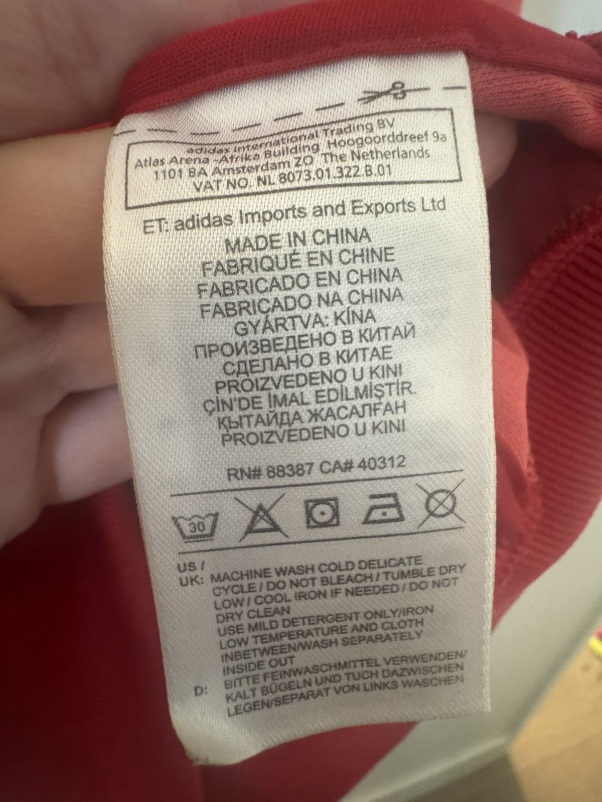 Adidas × Pharrell Adidas x Pharrell Williams Red Superstar Track Jacket M Size US M / EU 48-50 / 2 - 11 Thumbnail
