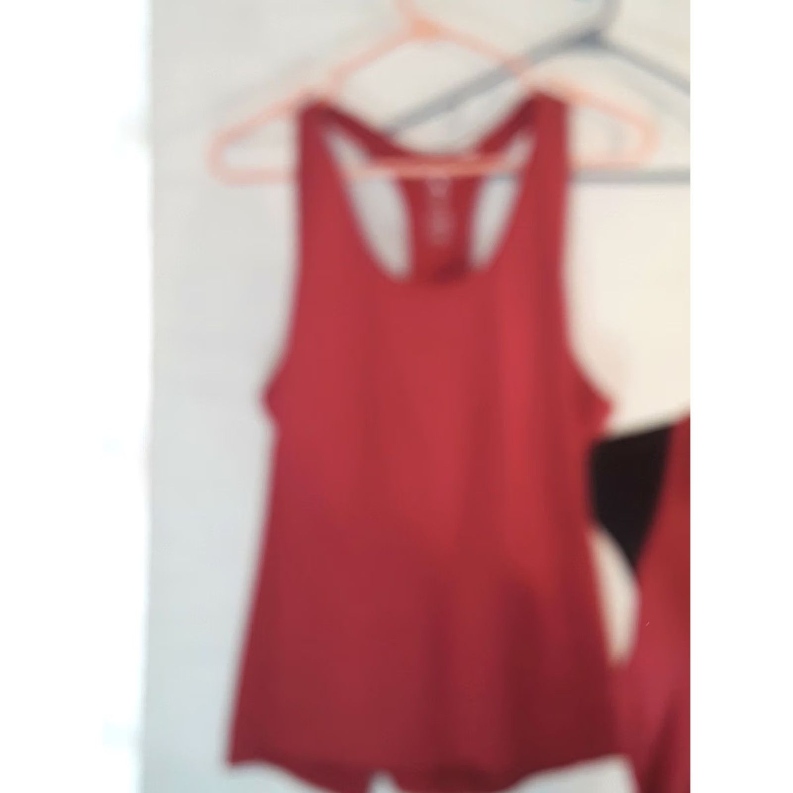 J Brand Antigua Tank Top Womens XL Red Poly/Spandex Workout NWT Stretchy Shirt Size XL / US 12-14 / IT 48-50 - 3 Thumbnail