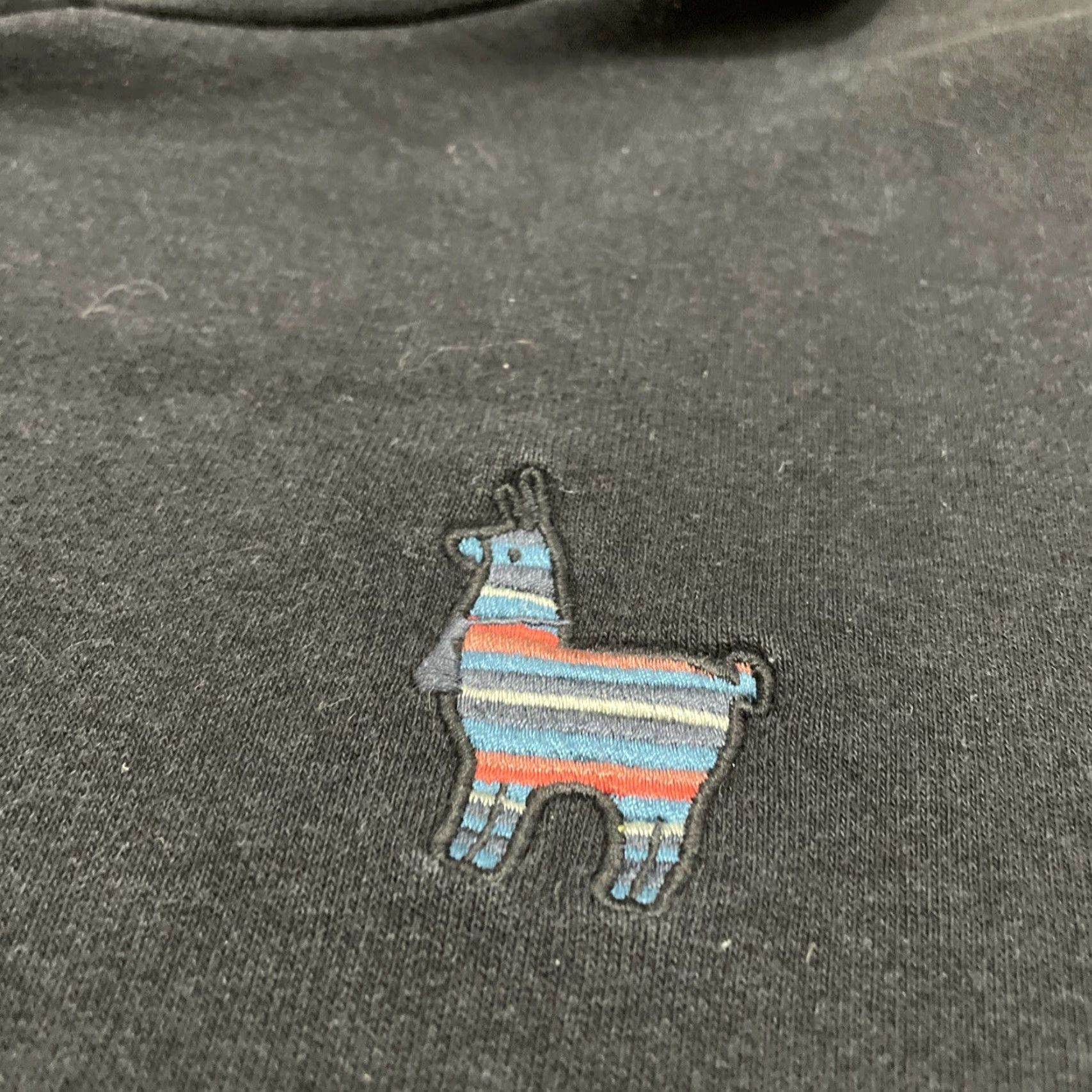 tentree Tentree Hoodie Black Men L Organic Cotton Blend Embroidered Rainbow Alpaca Logo Size US L / EU 52-54 / 3 - 5 Thumbnail