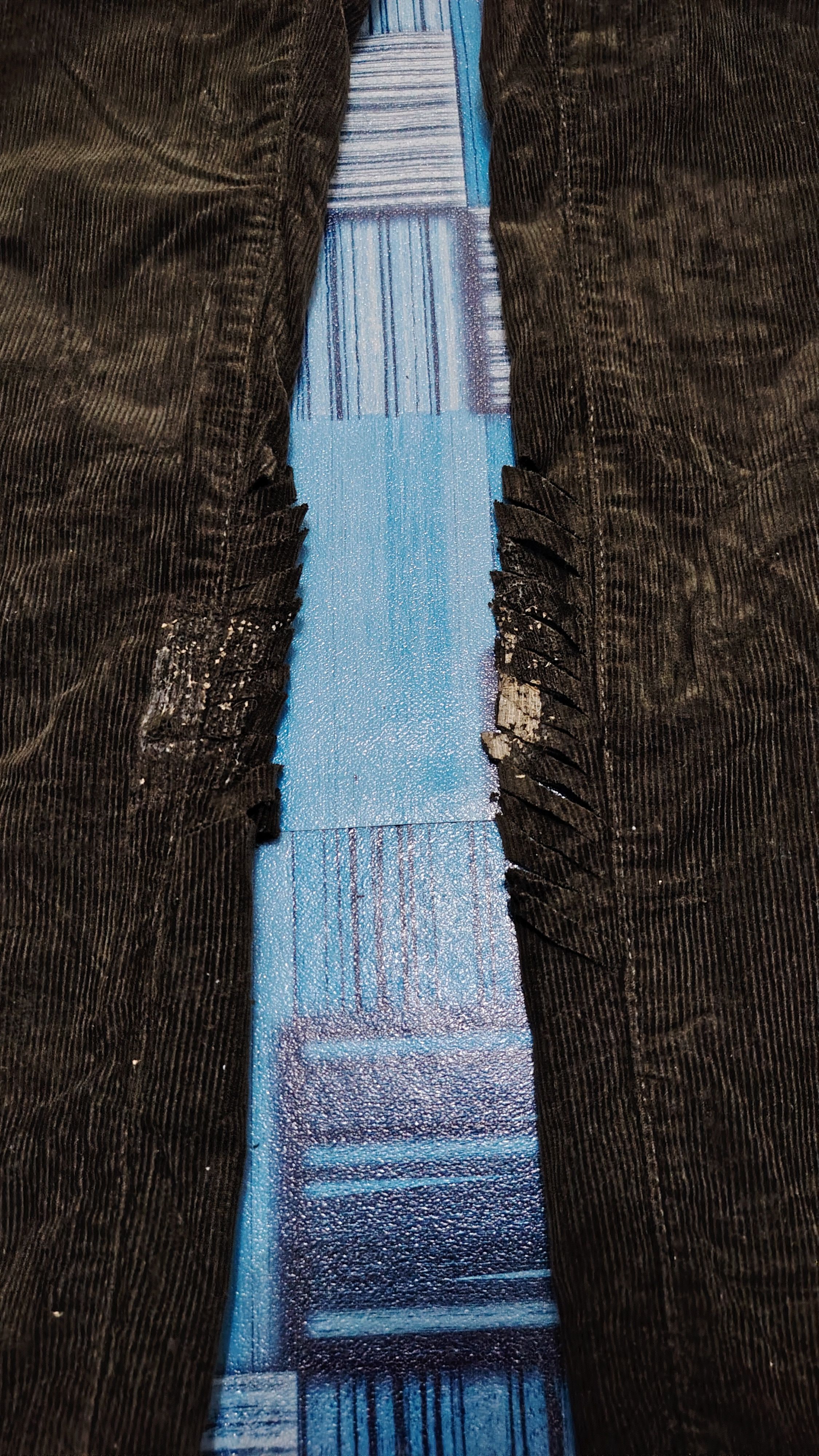 Japanese Brand Distressed corduroy back number & mfg cargo pants custom Size US 32 / EU 48 - 13 Thumbnail