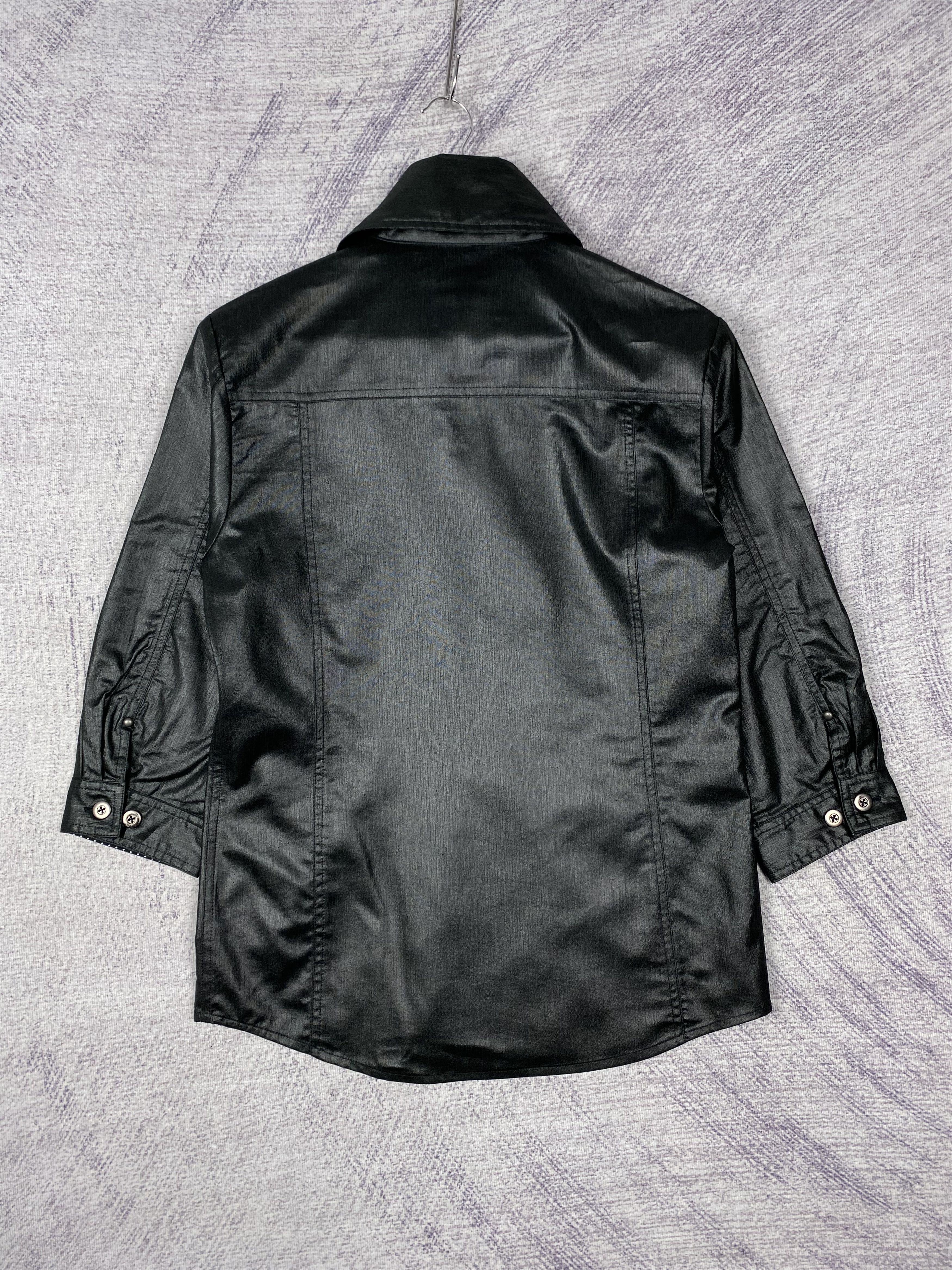 Japanese Brand Vintage Male & Co. Japanese Brand Faux Leather Long Jacket Size US M / EU 48-50 / 2 - 6 Thumbnail
