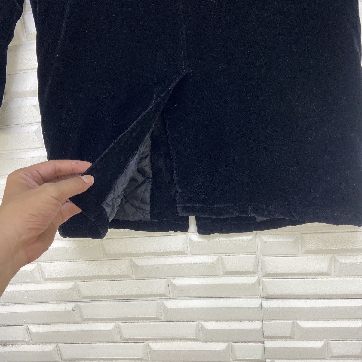 In The Attic In The Attic Velvet Black Gothic Punk Buckle Long Jacket Size US S / EU 44-46 / 1 - 14 Thumbnail