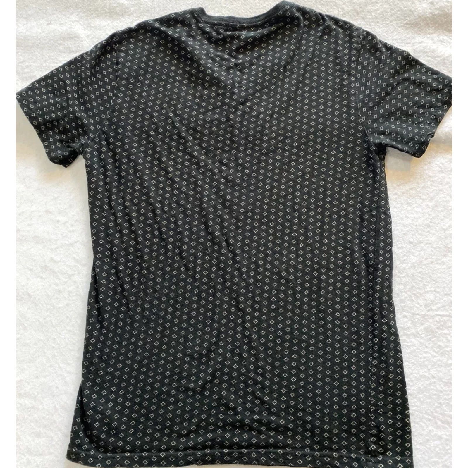 CO Goodfellow & Co T-Shirt Men Short Sleeve V-Neck S Black Regular Fit – 60% Cotton 40% Polyester Size US S / EU 44-46 / 1 - 7 Thumbnail