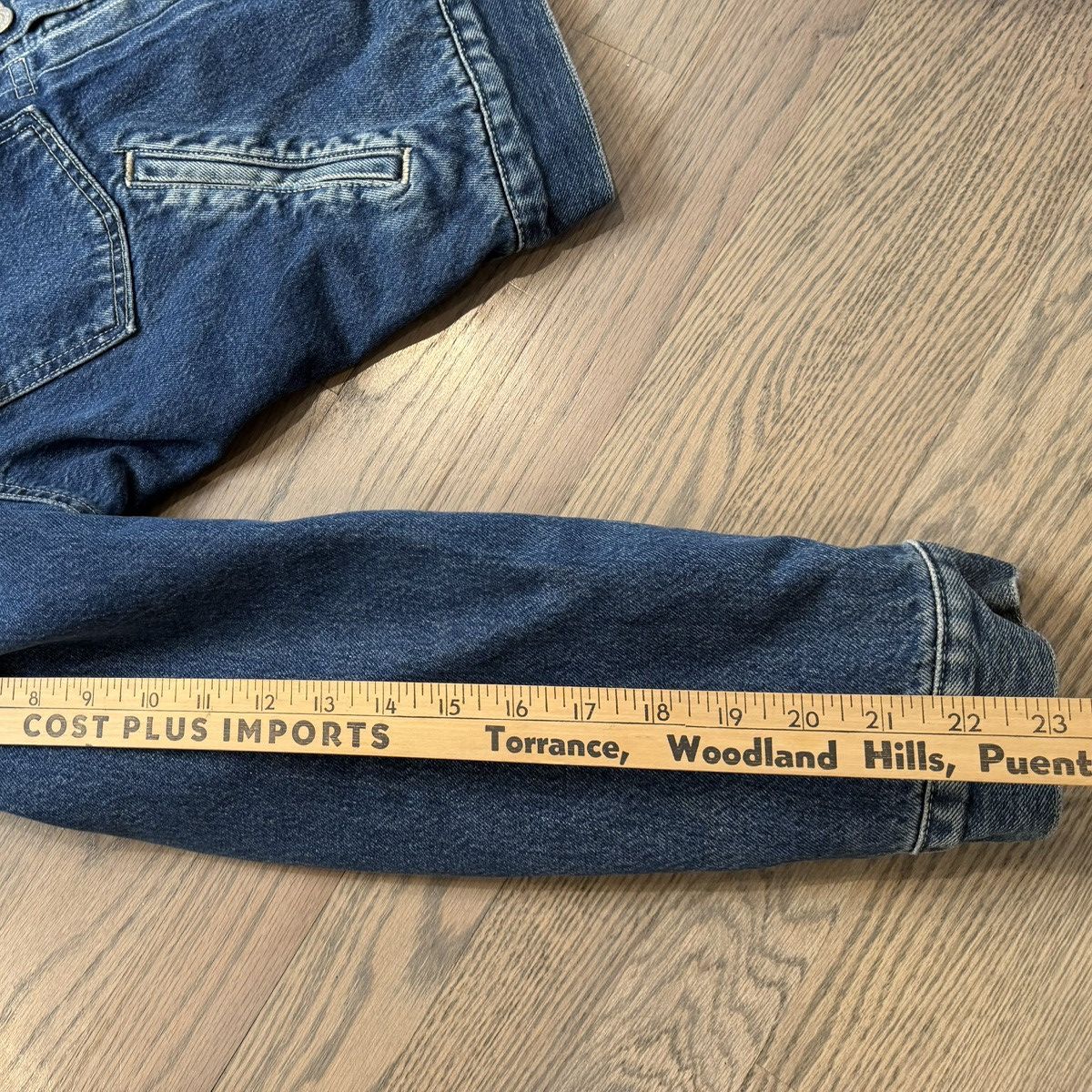 Other Double RL Dark Denim Type 2 Buckle Back Flannel Lined Jacket Size US L / EU 52-54 / 3 - 4 Thumbnail