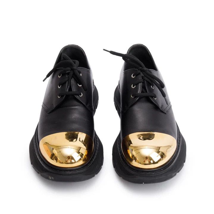 Alexander McQueen o1y1024 Laced Shoes in Black Size US 6 / EU 39 - 3 Thumbnail