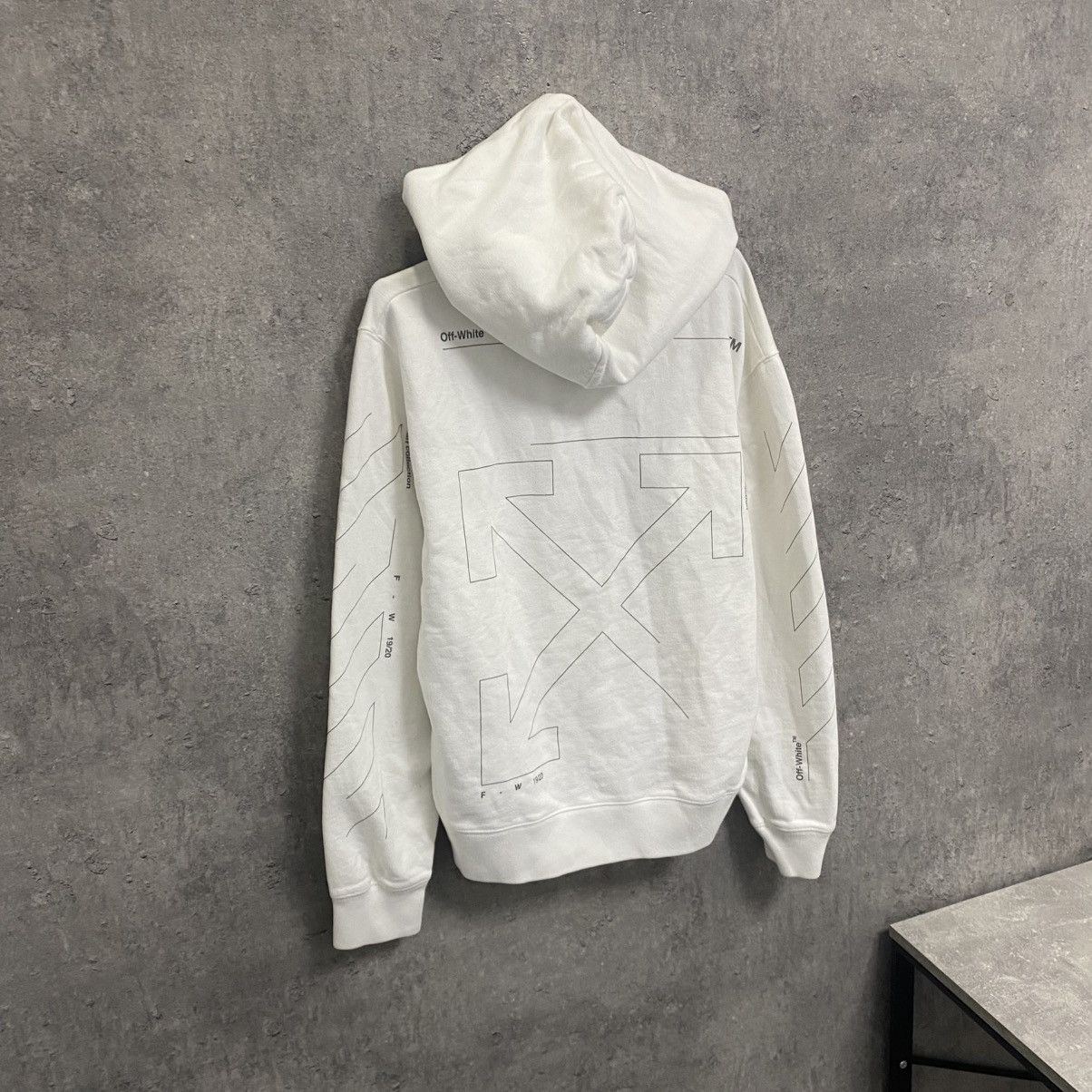 Off-White Off White Unfinished Arrows Hoodie Big Logo Size L Size US L / EU 52-54 / 3 - 13 Thumbnail