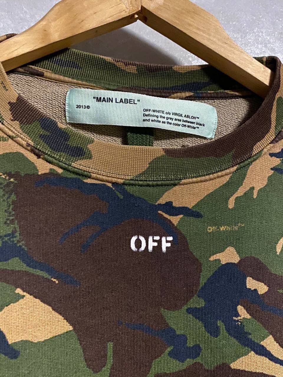 Off-White OFF-WHITE Camo Print Tee Virgil Abloh Temperature T-shirt Size US S / EU 44-46 / 1 - 11 Thumbnail