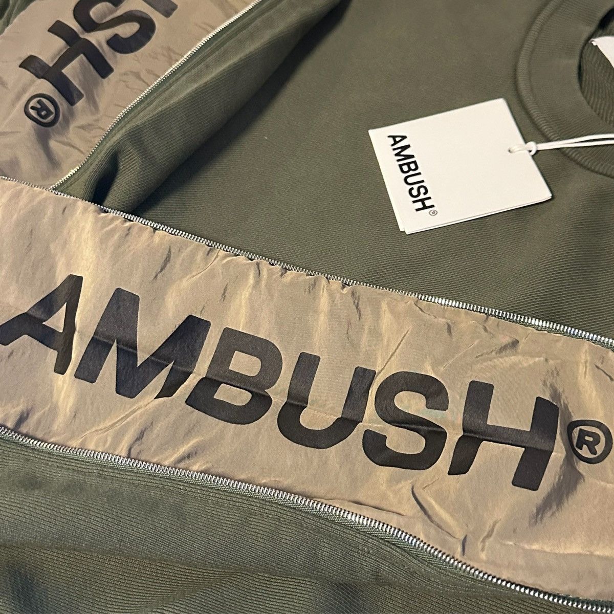 Ambush Design Ambush Sleeve Logo Sweatshirt Thyme Size US M / EU 48-50 / 2 - 9 Thumbnail
