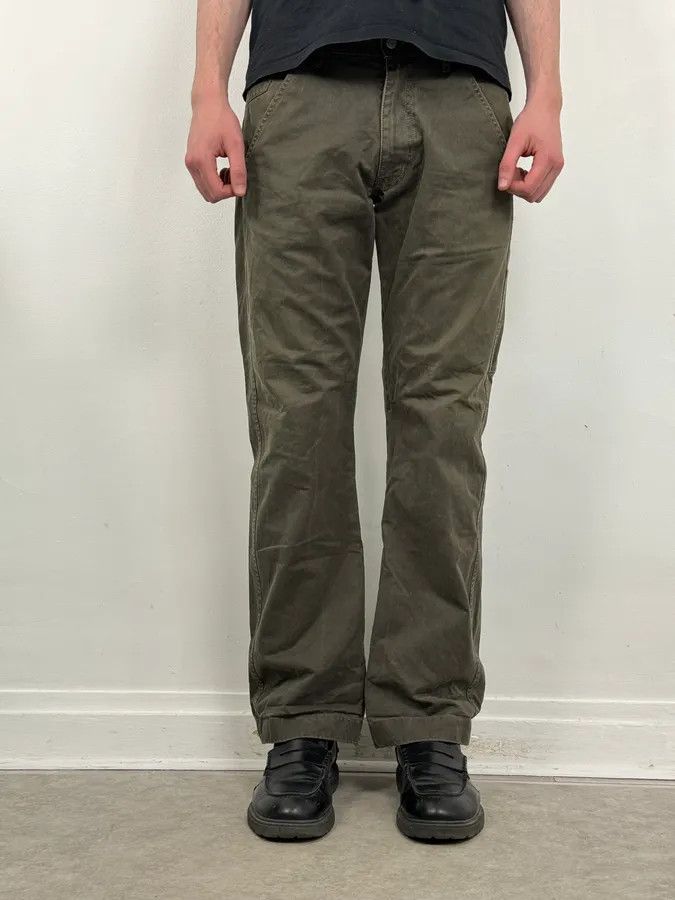 Armani 2000s Armani Olive Light Cozy Pants Size US 32 / EU 48 - 2 Thumbnail