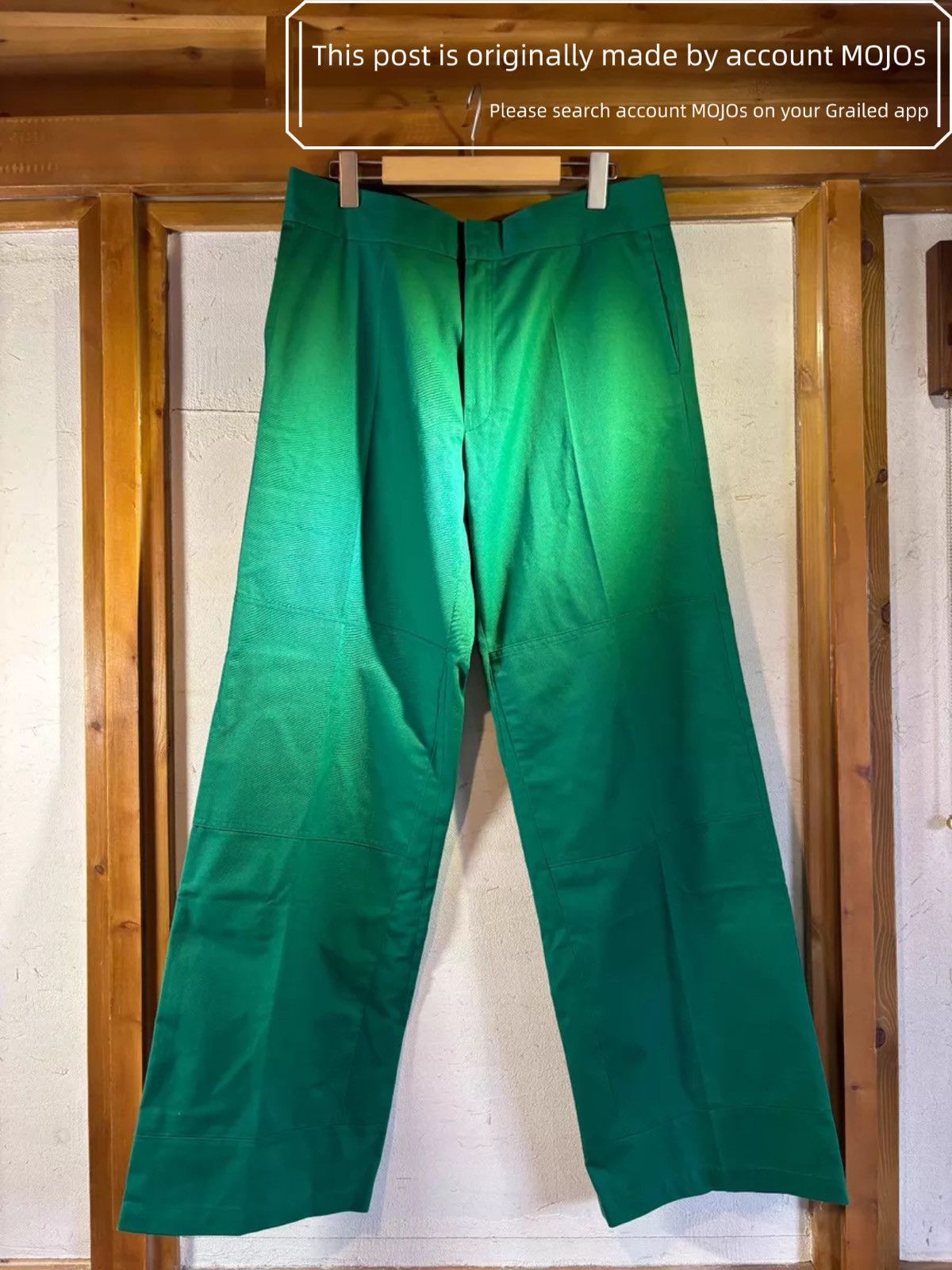 Raf Simons Sz 48 Raf Simons Double Knee Patch Pants Green mojos28 Size US 32 / EU 48 - 1 Thumbnail