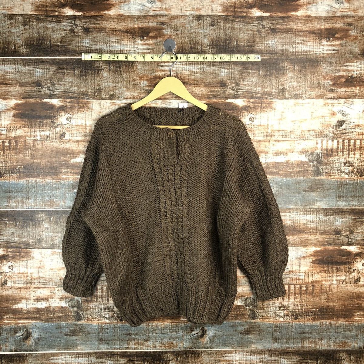 Homespun Knitwear × Japanese Brand Japanese Brand Brown Knitwear #A1873 Size M / US 6-8 / IT 42-44 - 1 Thumbnail