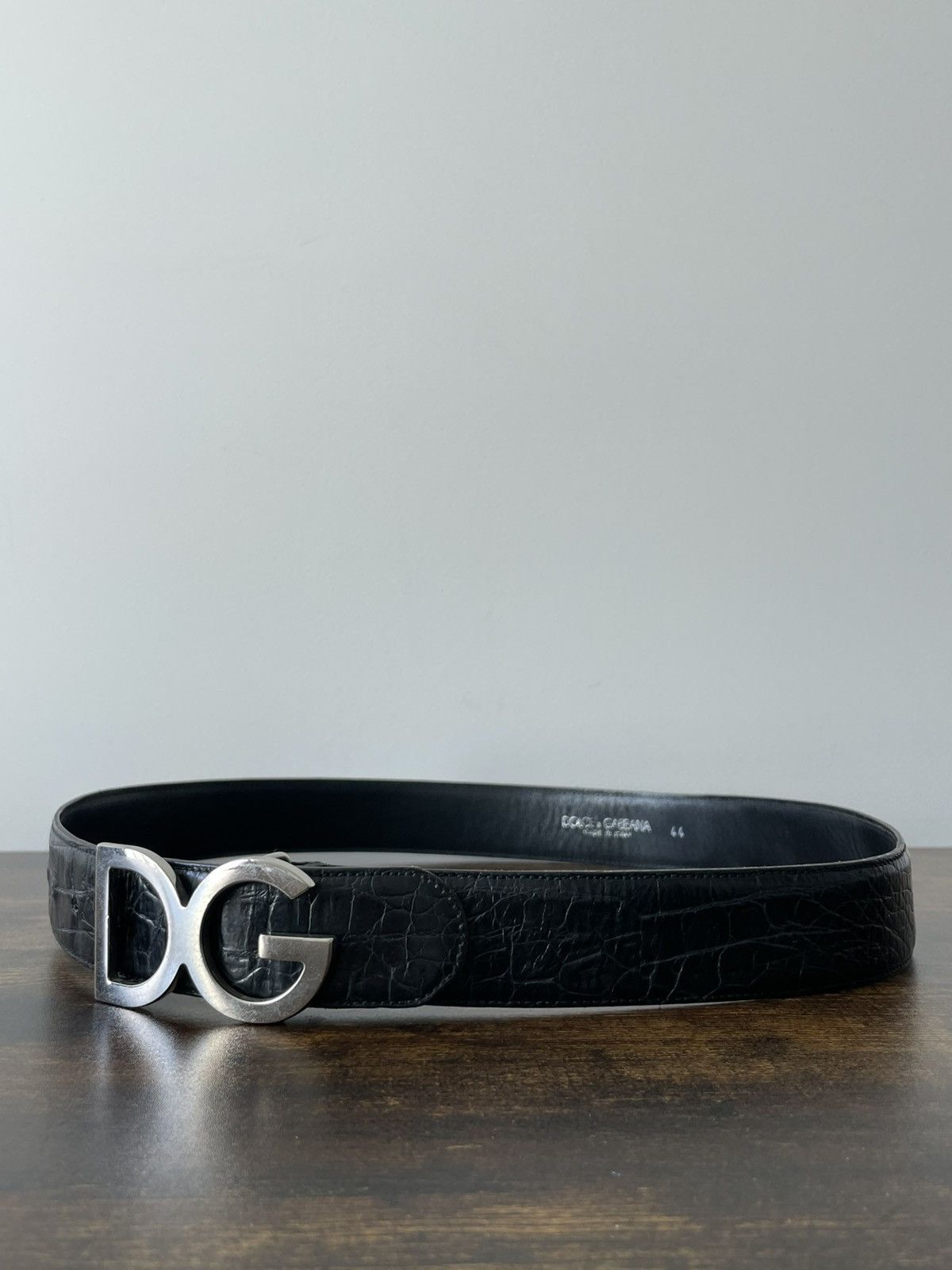 Dolce & Gabbana Dolce & Gabbana Leather Belt DG Metal Logo Luxury Size ONE SIZE - 1 Thumbnail