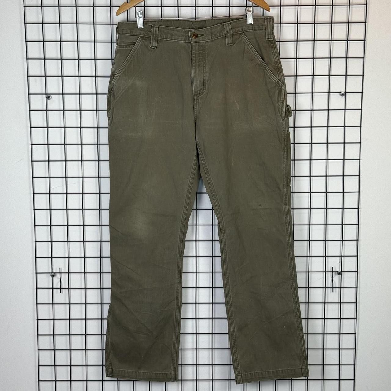 Carhartt Carhartt Blue Cargo Trousers Vintage Workwear Pants Size US 34 / EU 50 - 3 Thumbnail