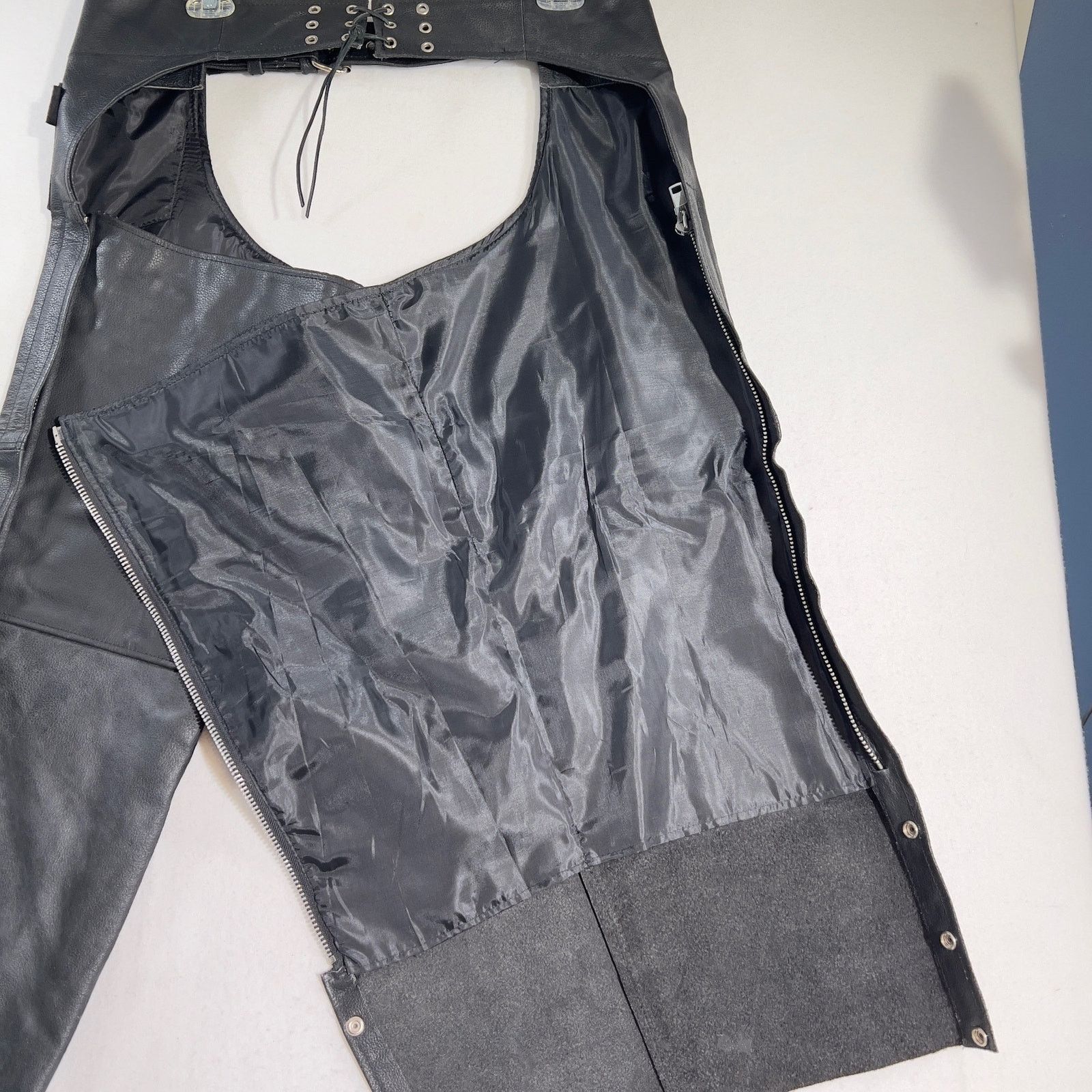 Other Hot Leathers Chaps XL Lined Button Cuffs Full Zip Legs Size US 38 / EU 54 - 4 Thumbnail