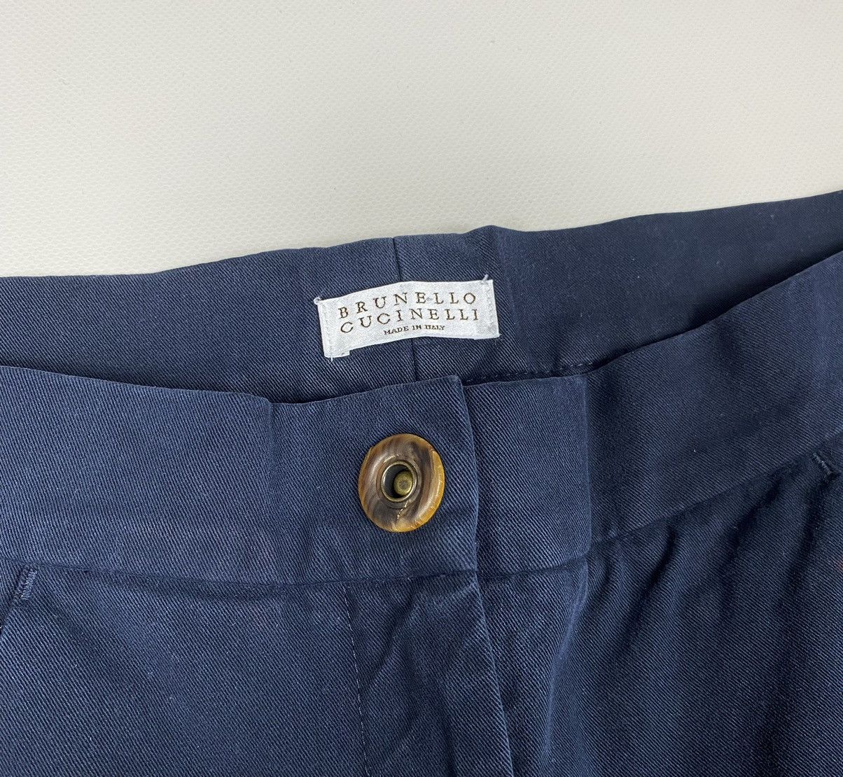 Brunello Cucinelli Brunello Cucinelli Women’s Cotton Trousers Pants Size 28" / US 6 / IT 42 - 5 Thumbnail