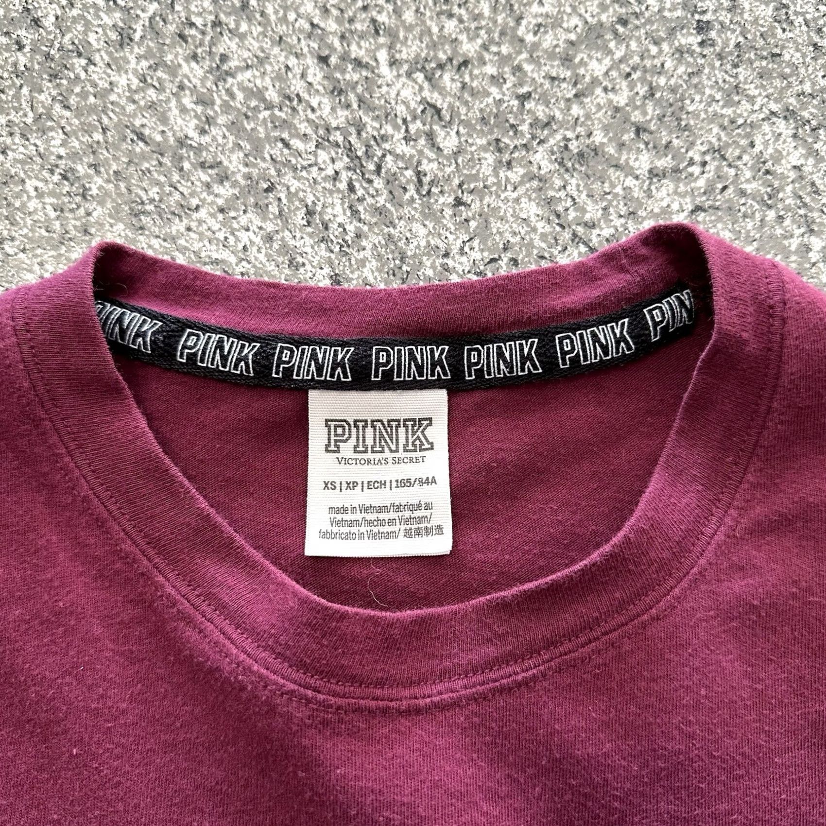 Victoria's Secret Victoria's Secret Pink Shirt Womens XS Red Dog Logo Long Sleeve Top Size XS / US 0-2 / IT 36-38 - 2 Thumbnail