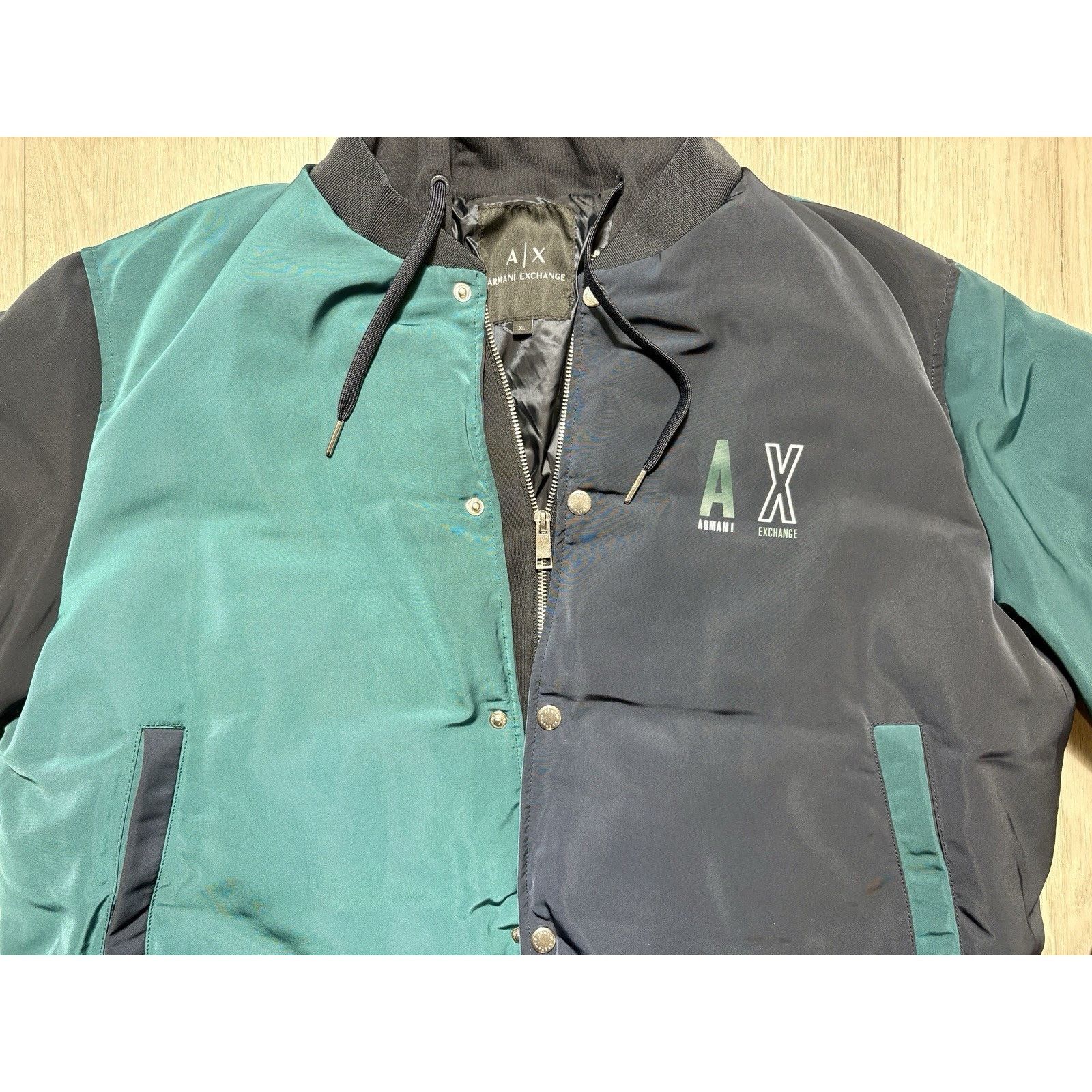 Armani Exchange Armani Exchange Oversized Puffer Jacket Hooded Skyline XL Size US XL / EU 56 / 4 - 7 Thumbnail