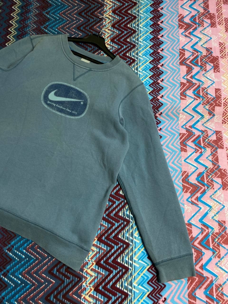 Nike Y2K streetwear big logo Vintage Sweaters Nike Size US S / EU 44-46 / 1 - 17 Thumbnail