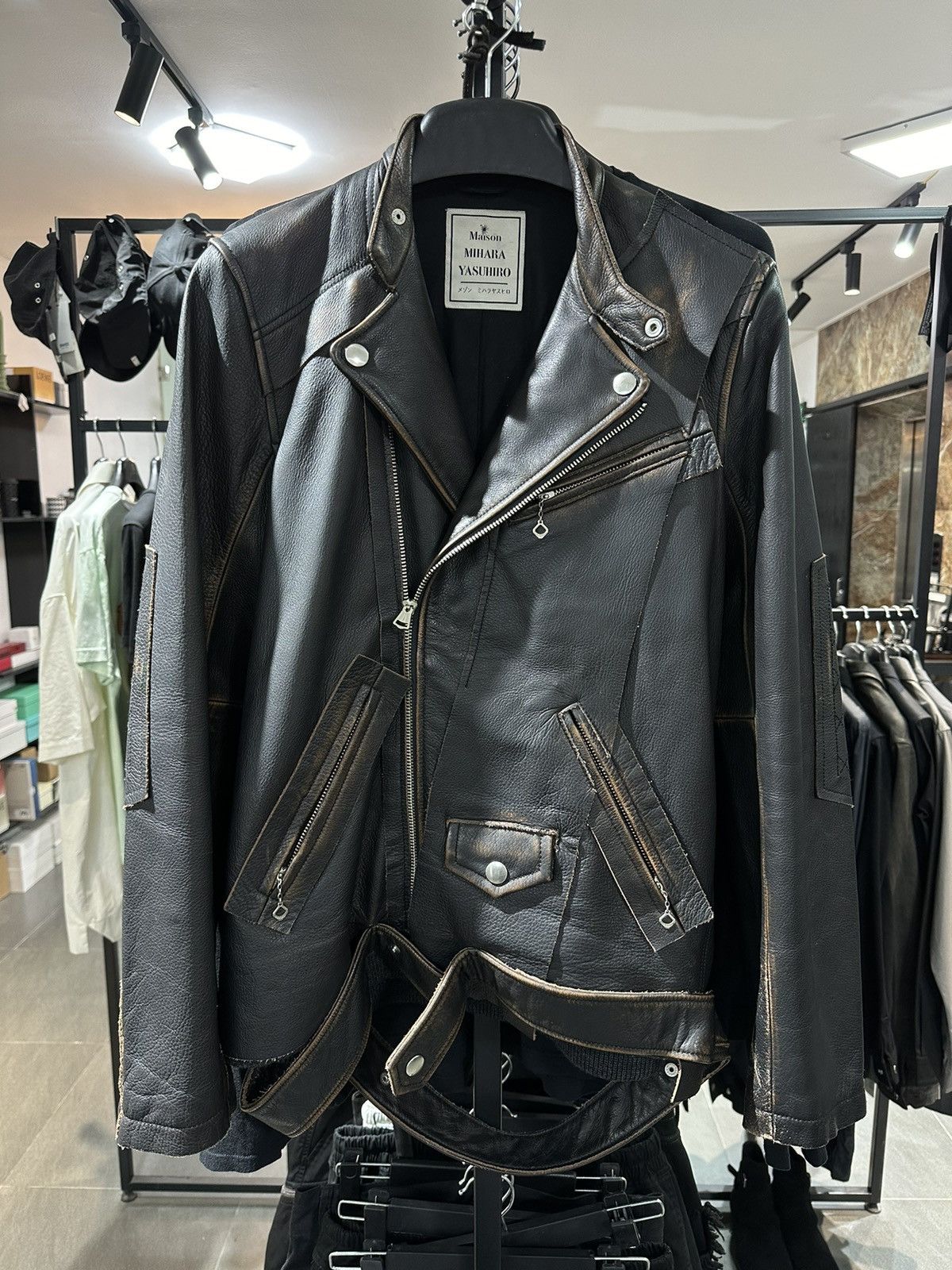 Maison MIHARA YASUHIRO Maison MIHRA YASUHIRO IRO Dylan Leather Biker Jacket Size US M / EU 48-50 / 2 - 1 Thumbnail
