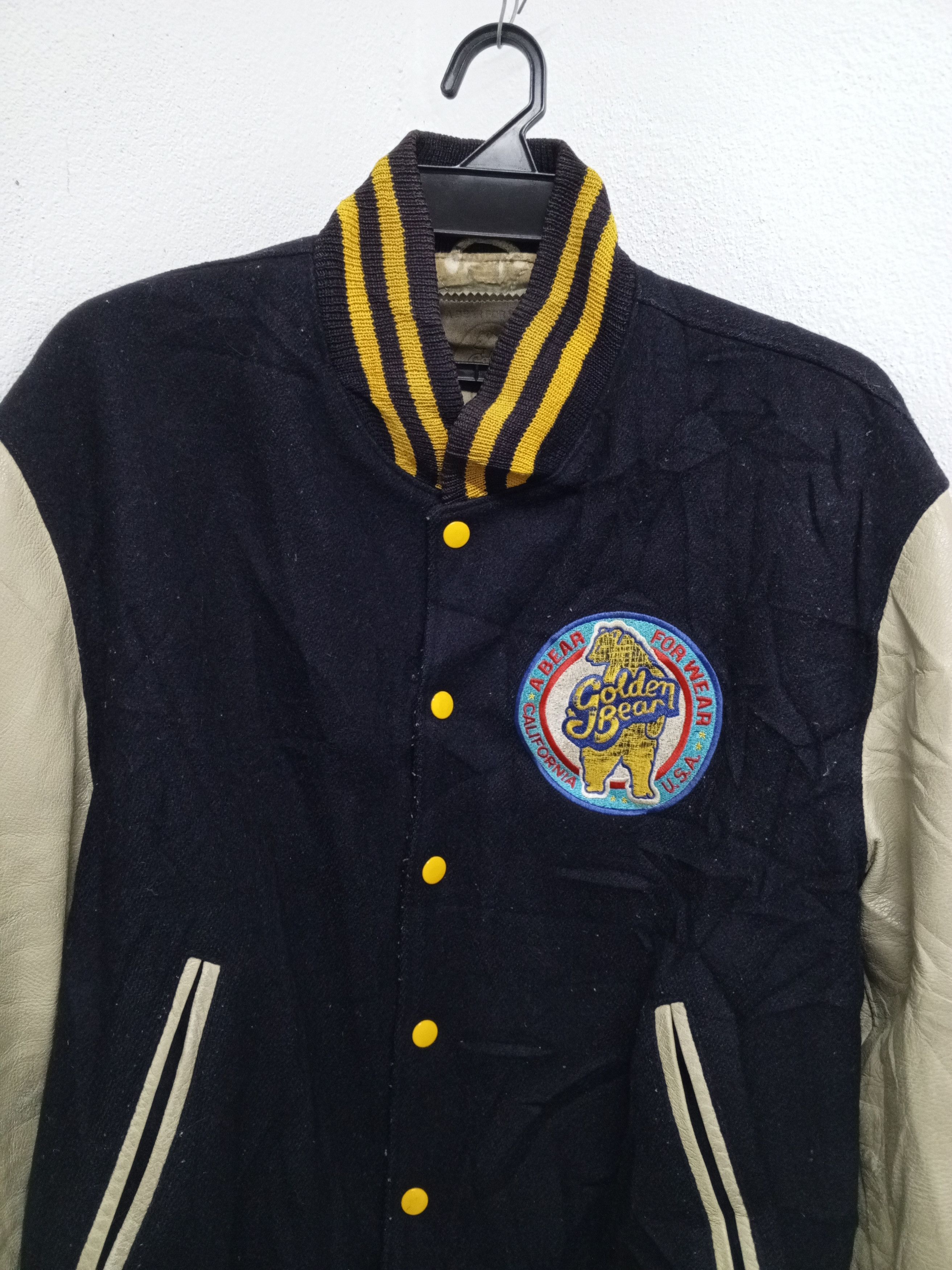 Golden Bear × Vintage Golden bear big logo vtg varsity jacket Size US L / EU 52-54 / 3 - 7 Thumbnail