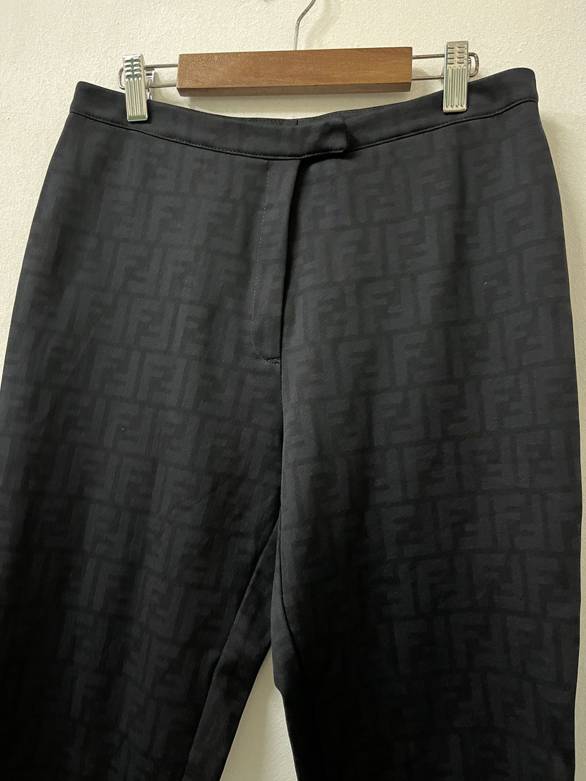 Fendi × Vintage Vintage Fendi Zucca Monogram Pants Size 29" - 2 Thumbnail
